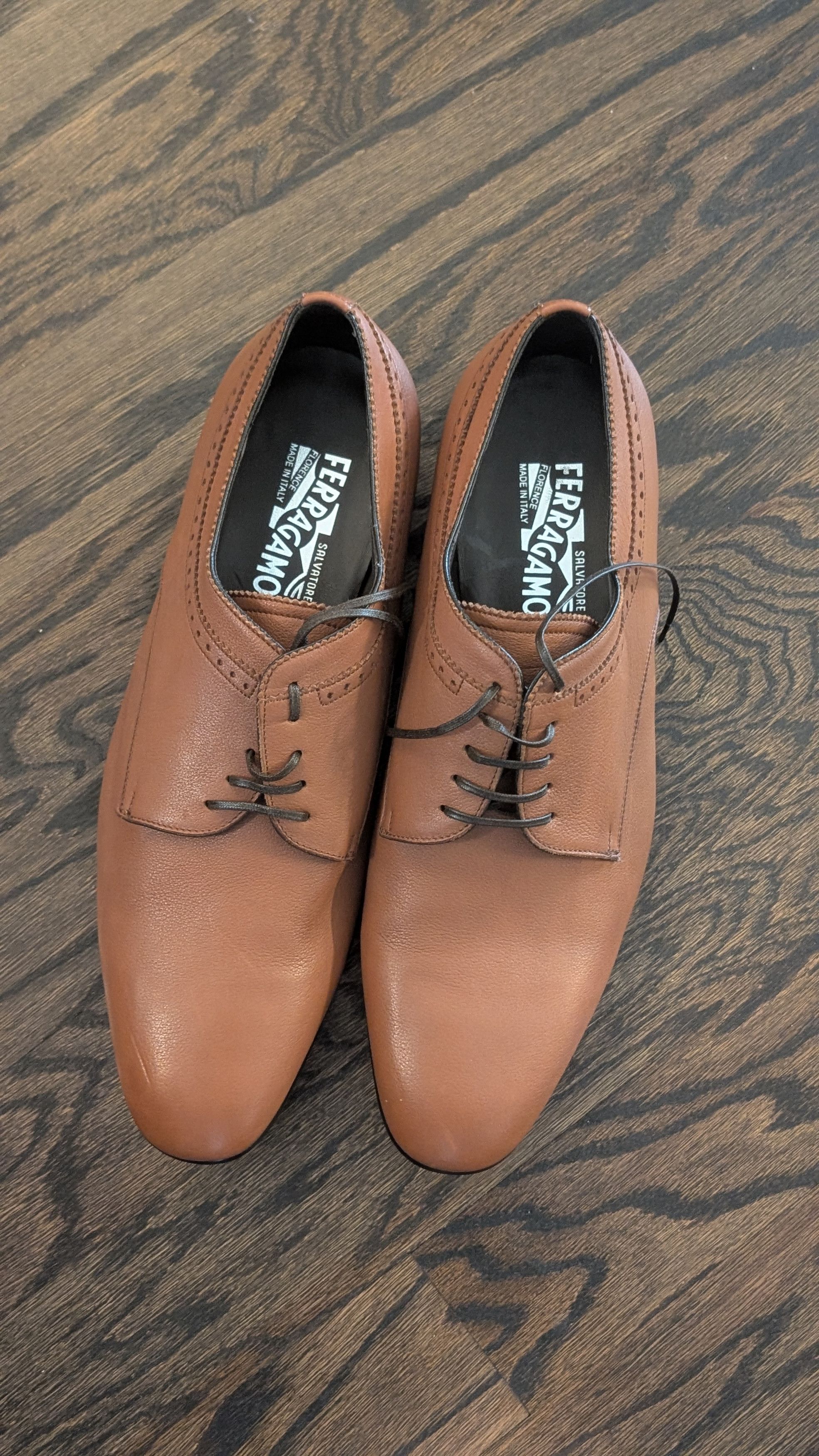Salvatore Ferragamo Salvatore Ferragamo Derby Shoes Size US 11.5 / EU 44-45 - 9 Thumbnail