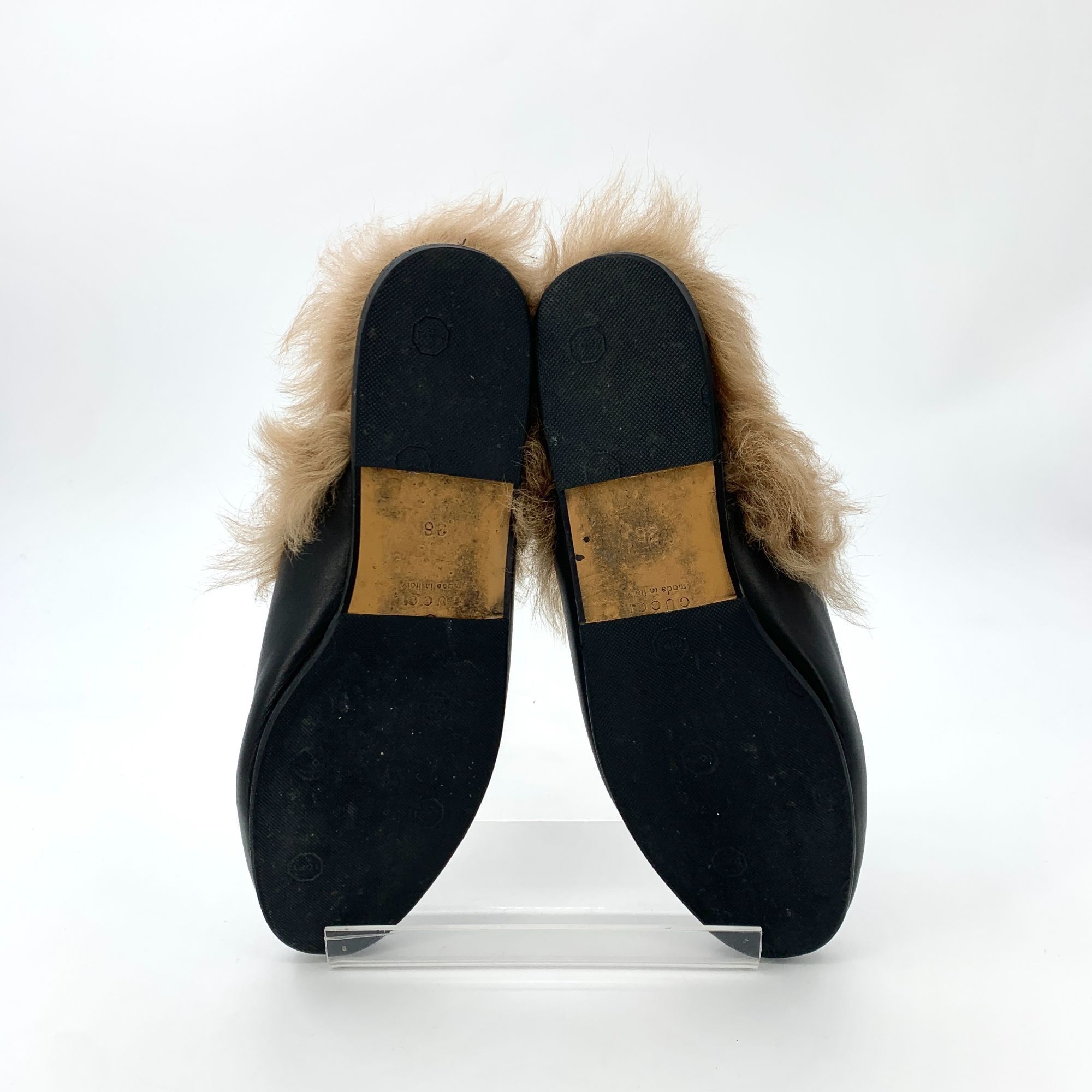 Gucci Gucci Horsebit Fur-Lined Leather Mules Size 36 Made In Italy Size US 6 / IT 36 - 3 Thumbnail