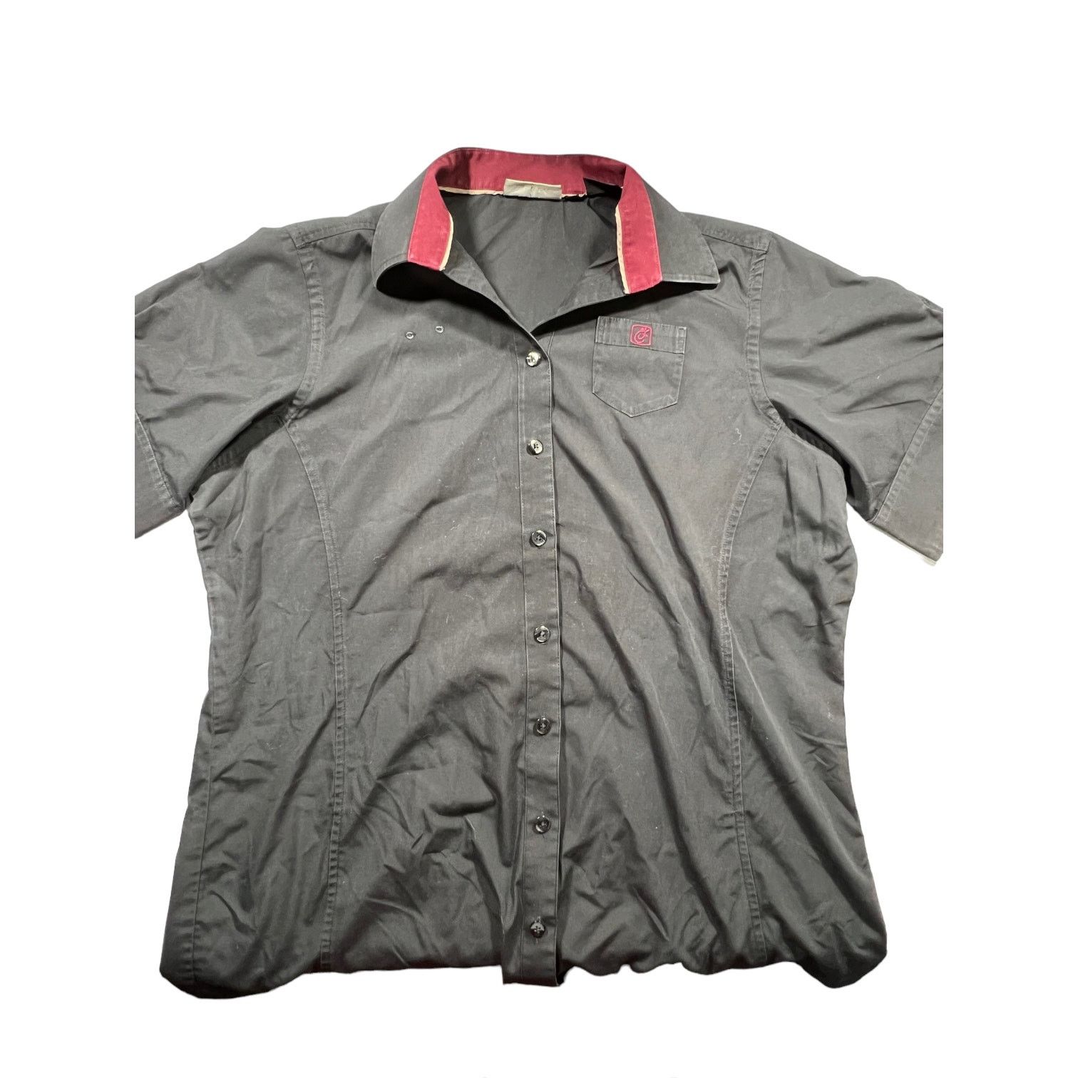 Other Chic-fil-a Black and Maroon Team Style Button Work Shirt XL Size US XL / EU 56 / 4 - 1 Thumbnail