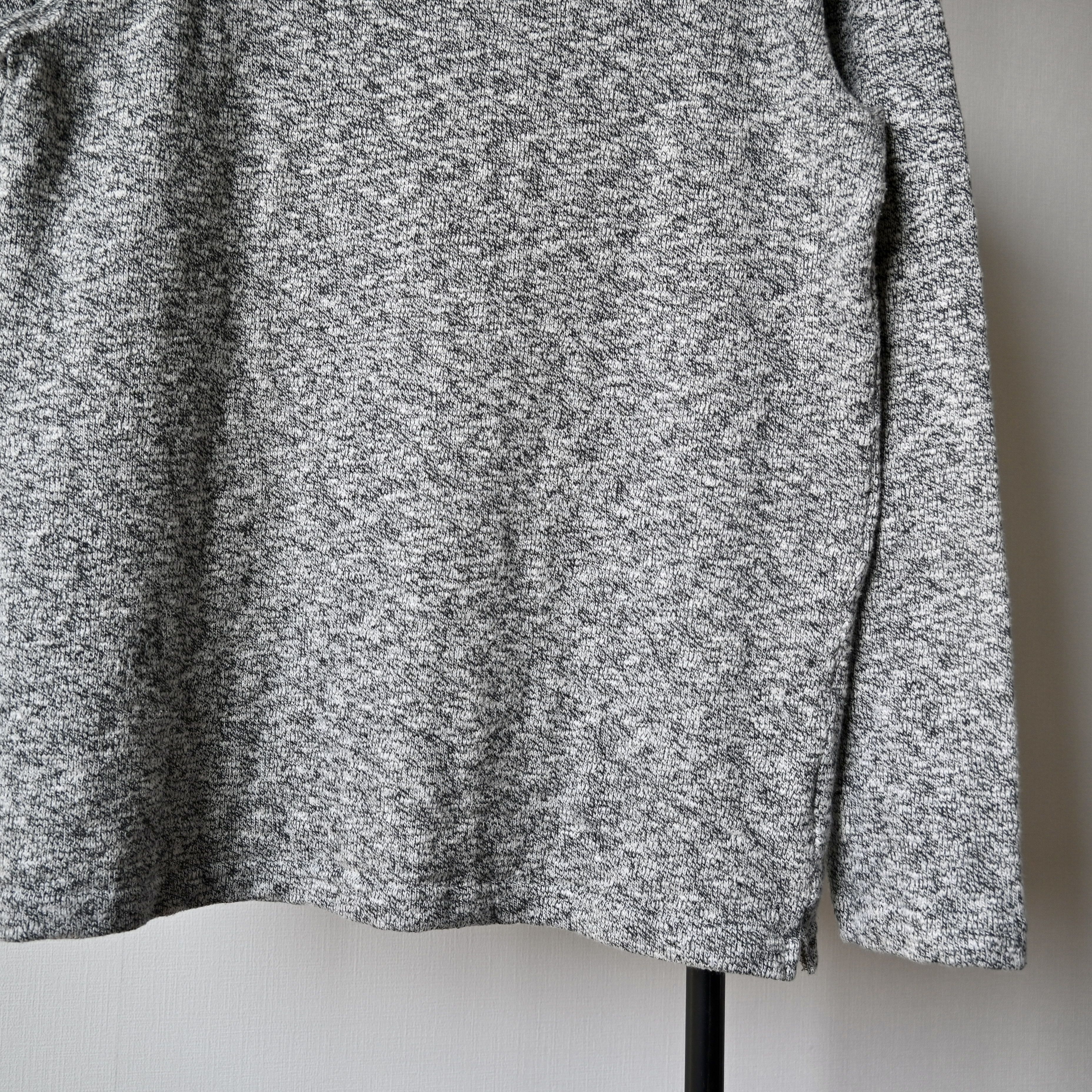 Japanese Brand Tieasy melange knit cotton boatneck shirt, made in Japan Size US M / EU 48-50 / 2 - 7 Thumbnail