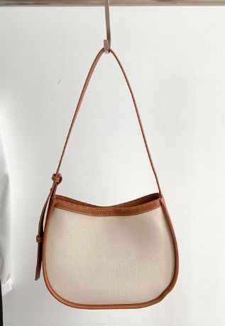 Japanese Brand Huskycat Korean spliced canvas bag Size ONE SIZE - 5 Thumbnail