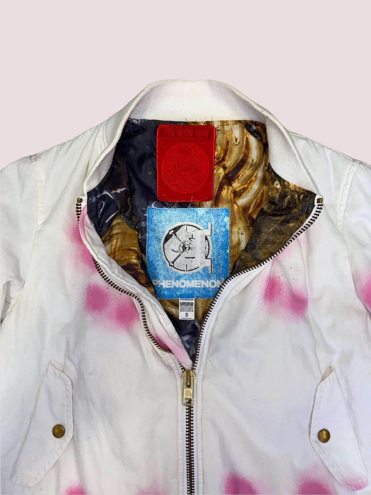 PHENOMENON Phenomenon Spray Paint MA-1 Bomber Jacket Rare Archive Size US S / EU 44-46 / 1 - 2 Thumbnail