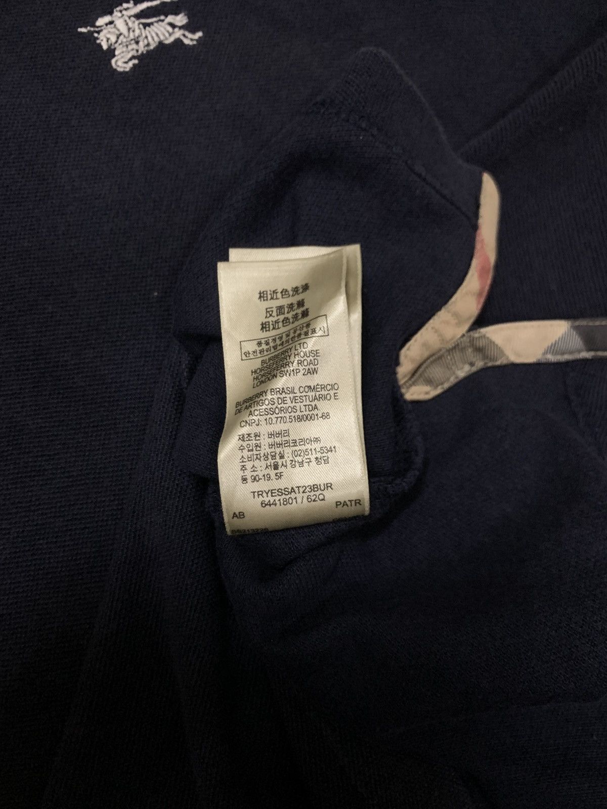 Burberry Burberry Brit Polo tee Size US M / EU 48-50 / 2 - 9 Thumbnail
