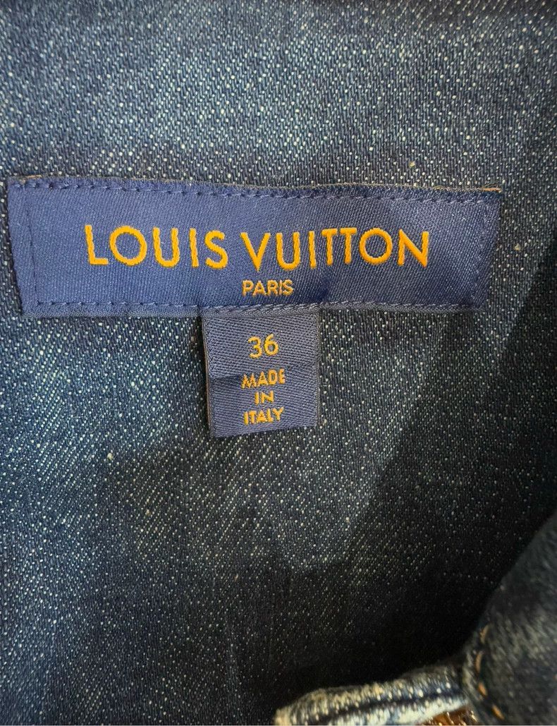Louis Vuitton Louis Vuitton Embroidered Logo denim jacket Size XS / US 0-2 / IT 36-38 - 6 Thumbnail