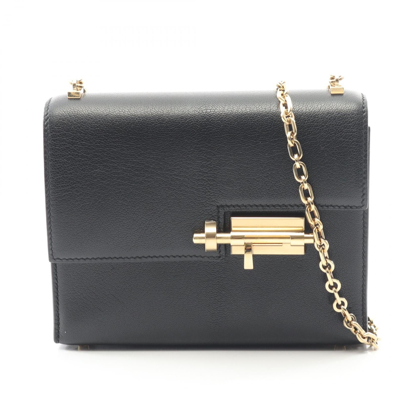 Hermes Hermes Hermes Verrou Mini Chevre Shoulder Bag Leather Shoulder Bag D2019 DUTY FREE for USA Size ONE SIZE - 1 Thumbnail