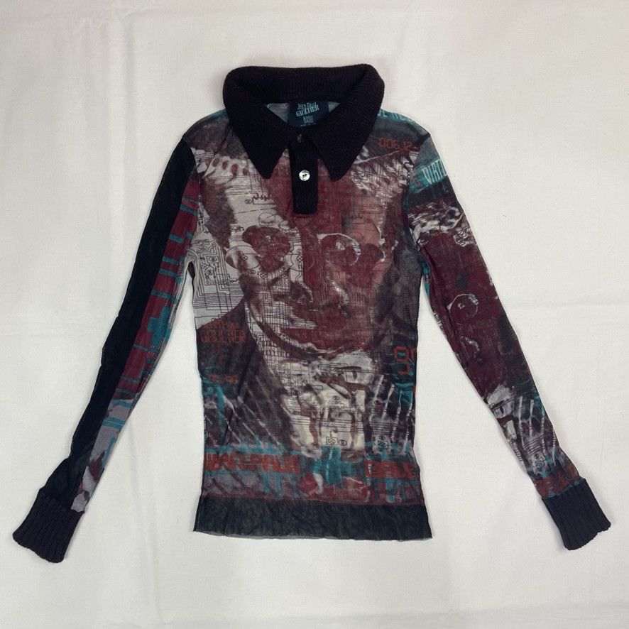 Jean Paul Gaultier Jean Paul Gaultier SS 1995 cyber mesh top | Grailed