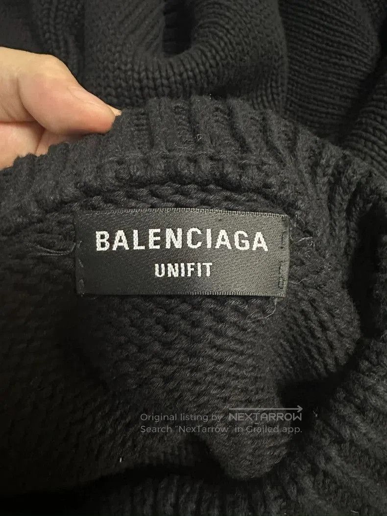 Balenciaga Balenciaga BB Laurel Black Knit Sweater. Size US M / EU 48-50 / 2 - 3 Thumbnail