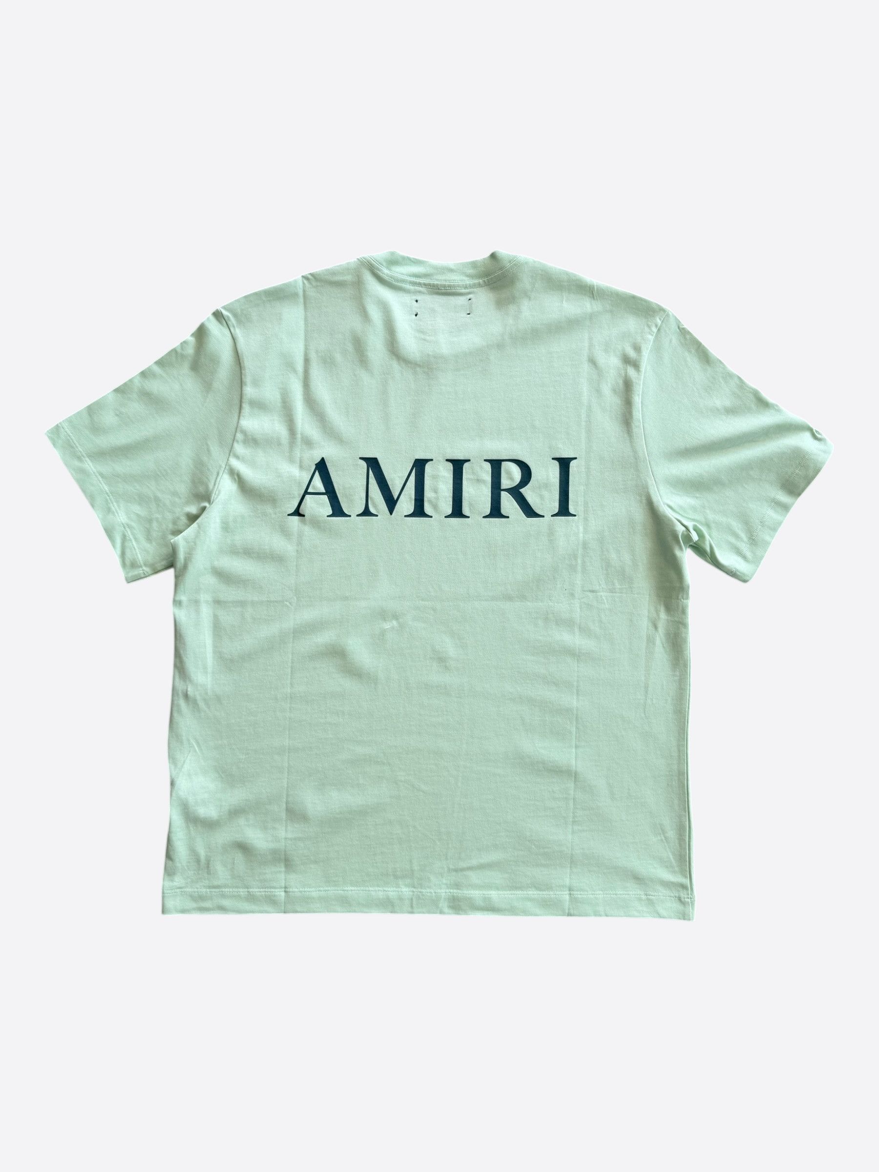 Amiri Amiri Light Green MA Core Logo T-Shirt Size US XXL / EU 58 / 5 - 2 Thumbnail