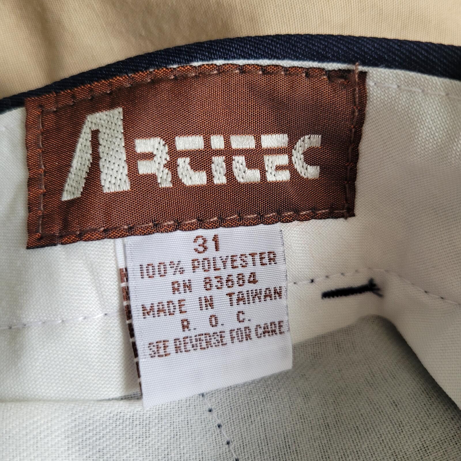 Other Vintage Artitec Men’s 31x30 Navy Dress Pants Pleated - New Size 38R - 4 Thumbnail