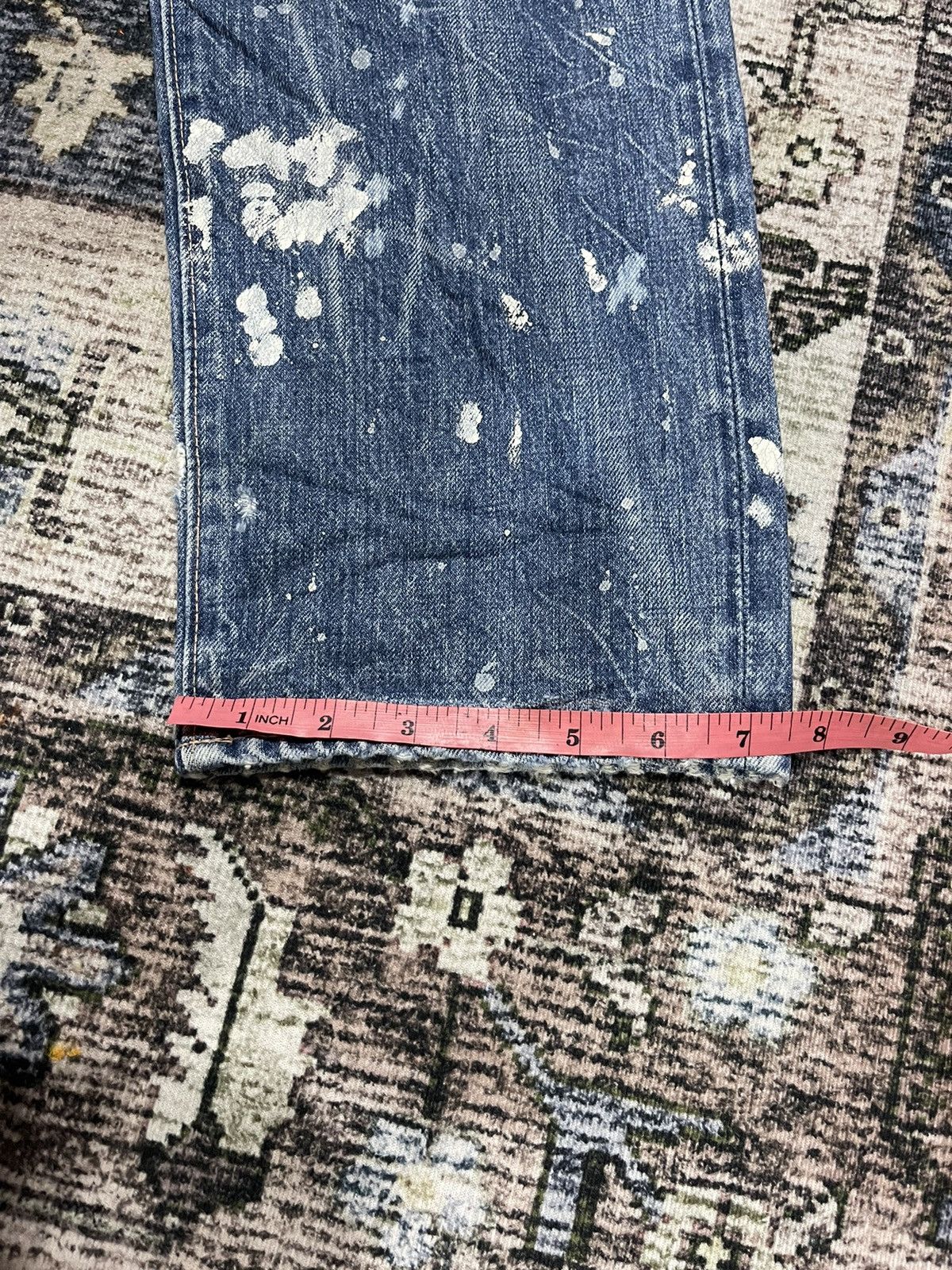 Hysteric Glamour Vintage Hysteric Glamour RNA Selvedge Paint Splash Denim Size US 33 - 19 Thumbnail