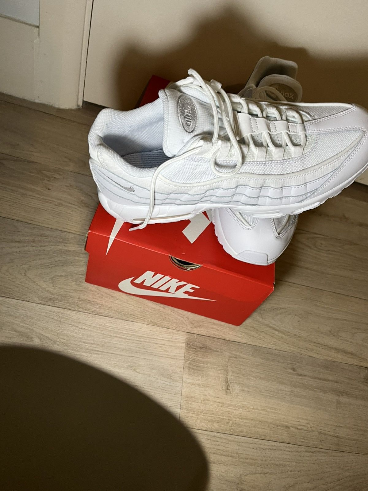 Nike Nike air max 95s white uk 11.5 Size US 14 / EU 47 - 8 Thumbnail