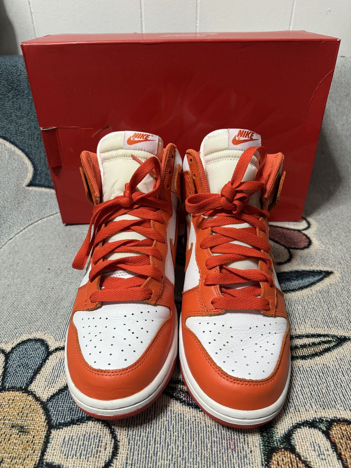Nike NIKE DUNK HIGH RETRO QS - SYRACUSE 2016 Size US 9.5 / EU 42-43 - 2 Thumbnail
