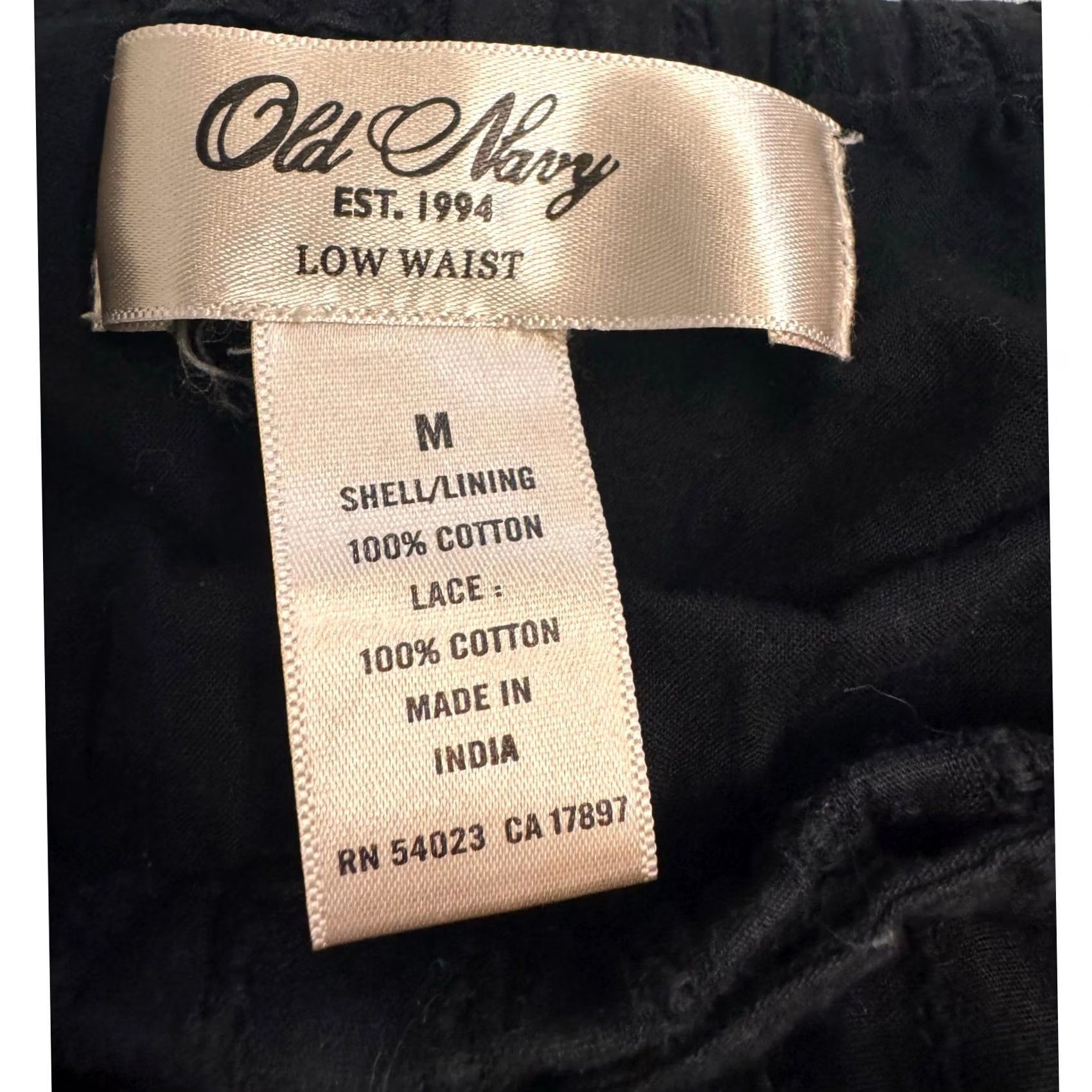 Old Navy Y2K Vintage Old Navy Tie Black Maxi Skirt Women's M Size 32" / US 10 / IT 46 - 2 Thumbnail