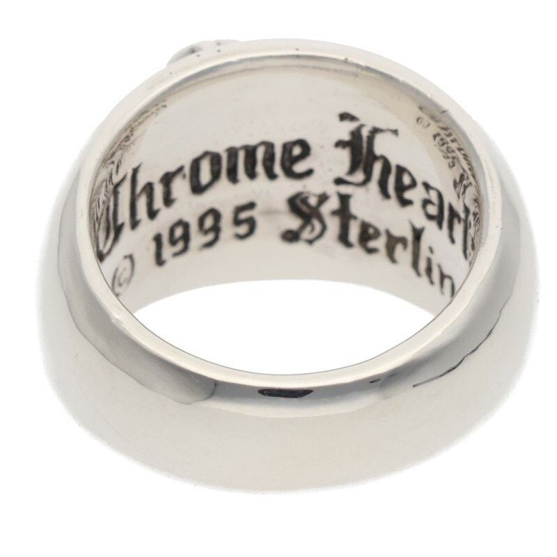 Chrome Hearts Chrome Hearts Heart in Band Silver Ring Size ONE SIZE - 2 Thumbnail