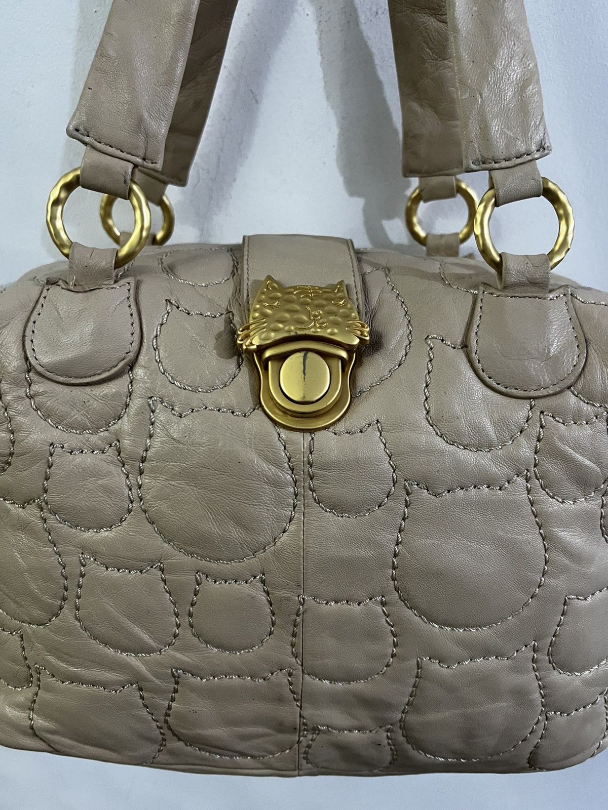 Issey Miyake × Tsumori Chisato TSUMORI CHISATO BY ISSEY MIYAKE CALFSKIN LEATHER QUILTED BAG Size ONE SIZE - 3 Thumbnail