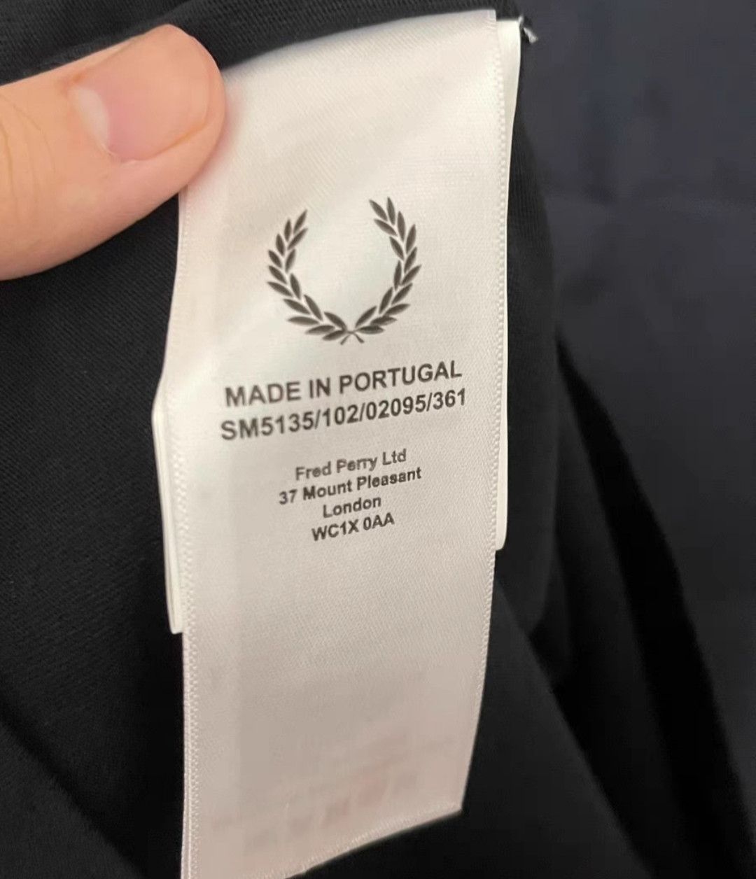 raf simons x fred perry co-branded short sleeve t-shirt