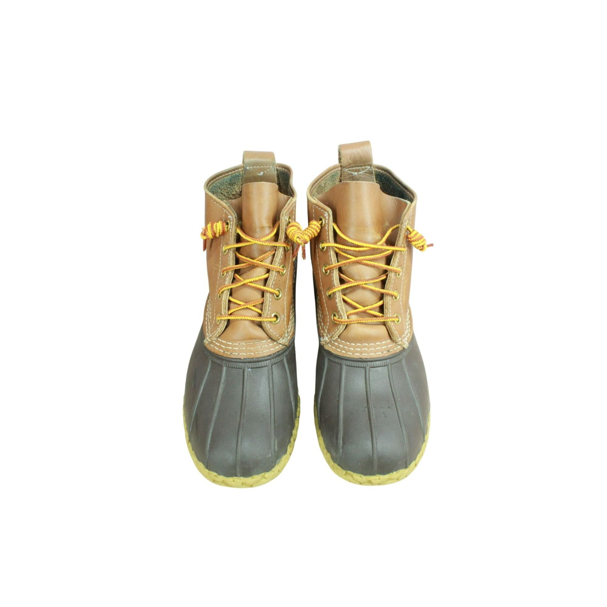 L.L. Bean × Leather LL Bean Women's Unlined Ankle Duck Boots Size US 9 / IT 39 - 4 Thumbnail