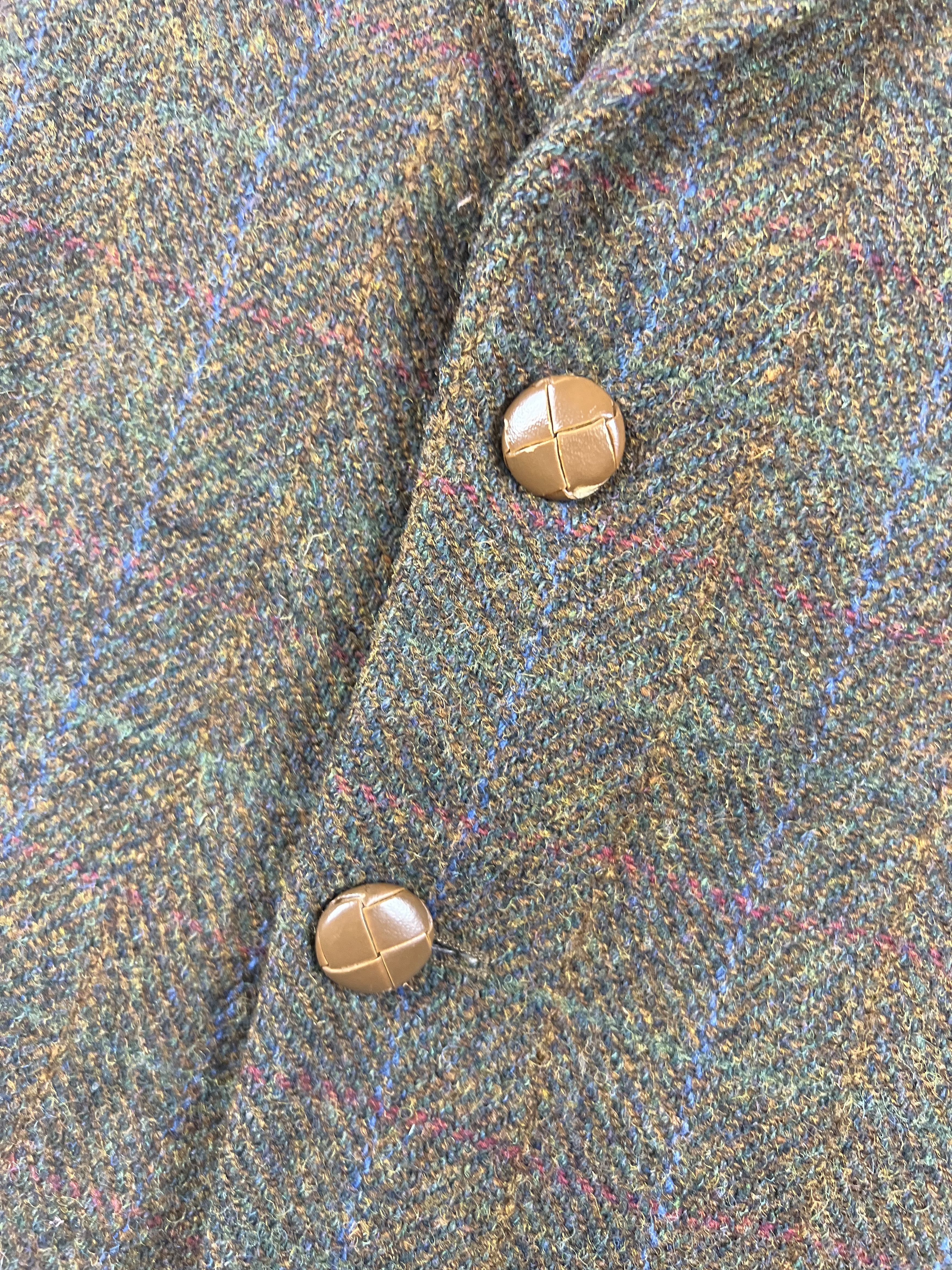 Harris Tweed × Vintage Vintage Harris Tweed Wool Blazer M Size 42R - 3 Thumbnail
