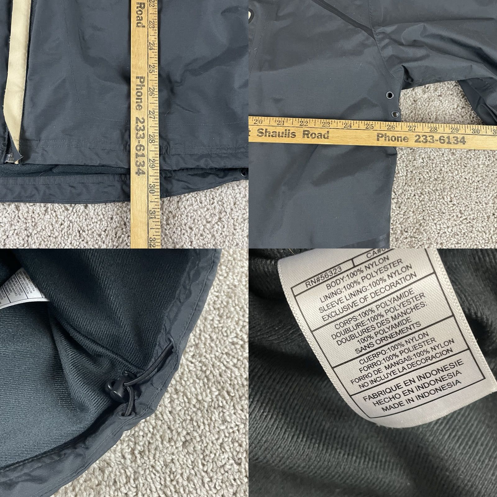 Nike Nike Purdue Jacket Mens XL Nylon Full Zip Removable Hood Vintage Y2K College Football Bomber Jacket Size US XL / EU 56 / 4 - 9 Thumbnail