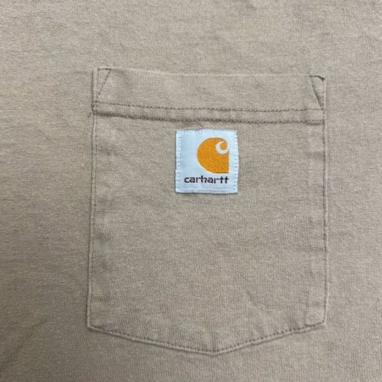 Carhartt Carhartt Shirt Men Large Brown Cotton Pocket Regular Fit Tee Mens Size US L / EU 52-54 / 3 - 4 Thumbnail