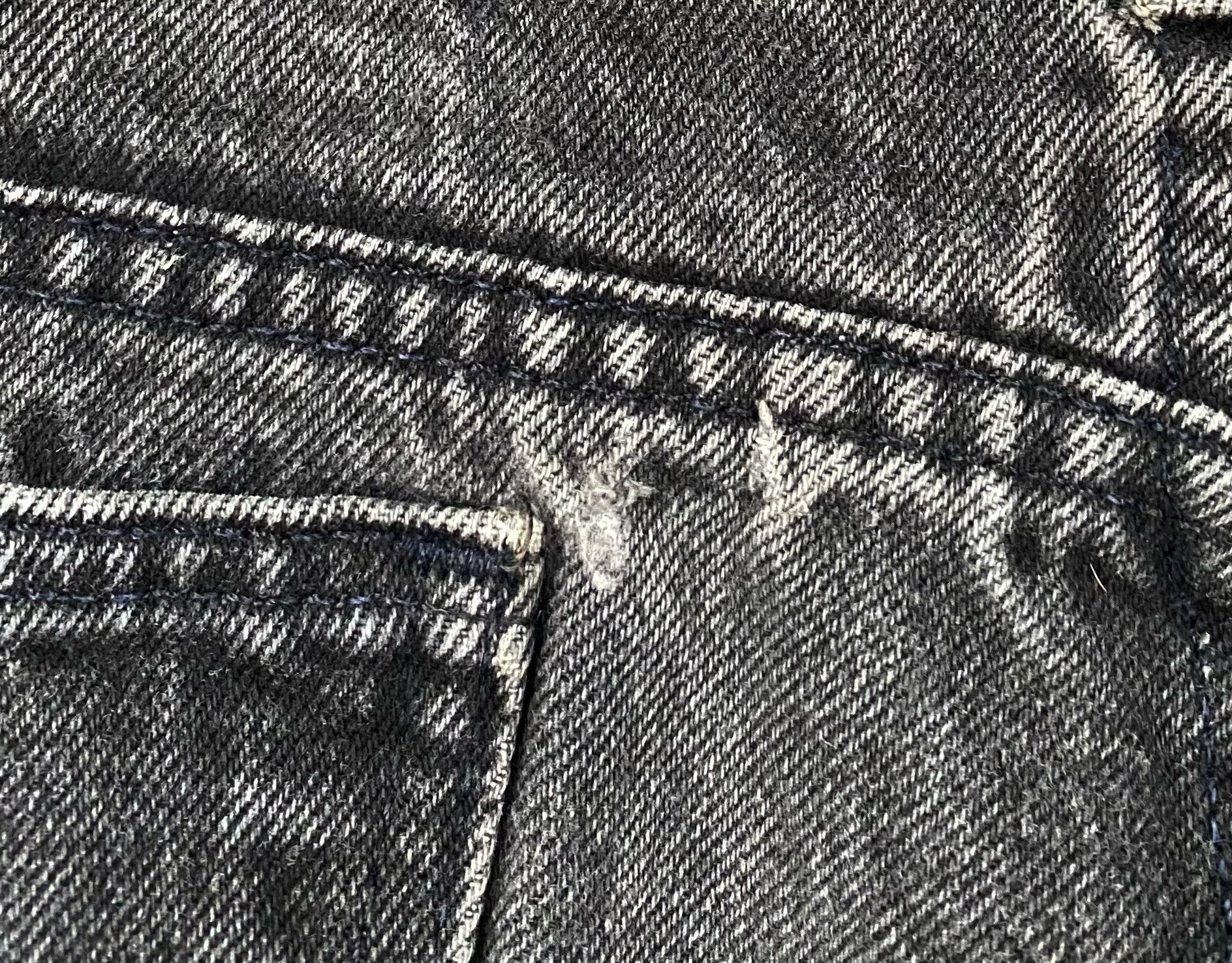 Levi's Vintage Clothing 90’s Levi's 550 Orange Tab Relaxed Black Jeans 38”x 31” Size US 38 / EU 54 - 6 Thumbnail