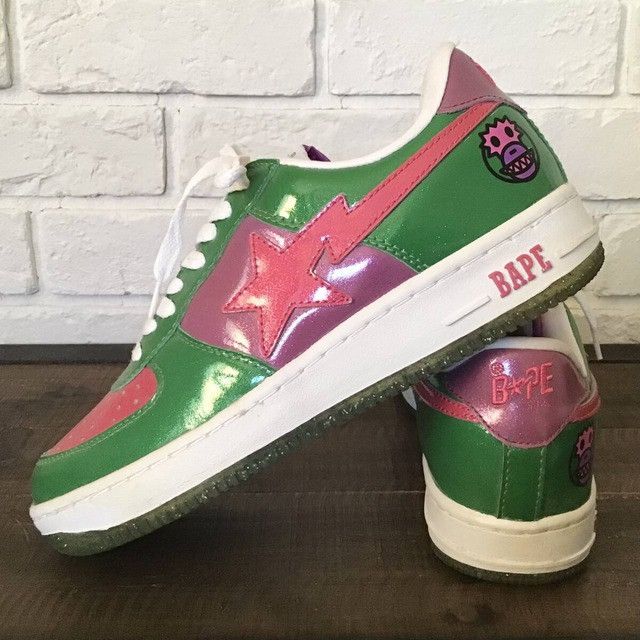 Bape × Nigo Glitter BAPE STA sneakers a bathing ape shoes NIGO Size US 8.5 / EU 41-42 - 1 Thumbnail