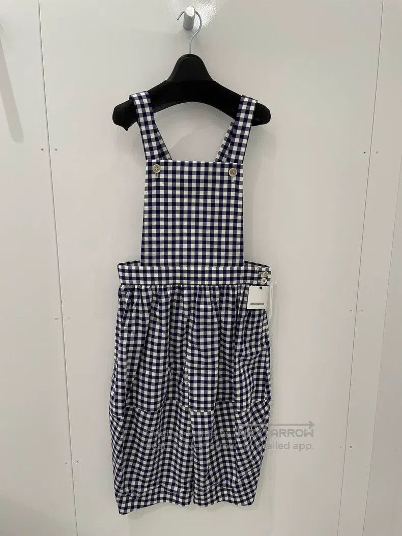 Comme des Garcons Comme Des Garcons size S Cotton checkered overalls with ba Size 23" - 2 Thumbnail