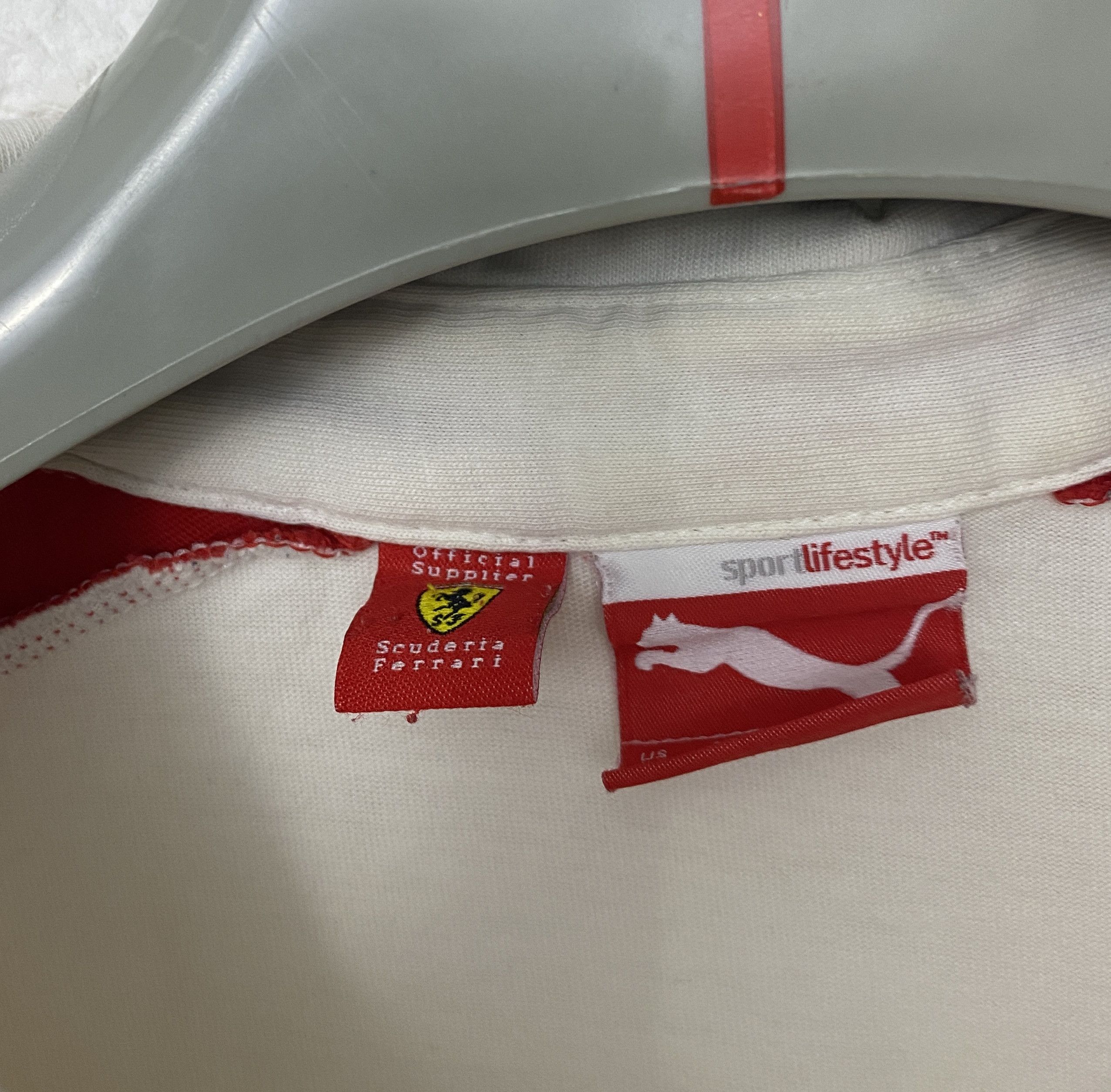 Ferrari × Puma Ferrari Puma Racing Polo Shirt White/Red Santander Size XXL Size US XXL / EU 58 / 5 - 6 Thumbnail