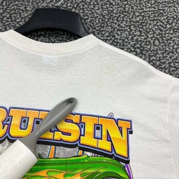 Gildan Vintage Cruisin Route 66 Shirt Men Large White Racing Gildan Size US L / EU 52-54 / 3 - 5 Thumbnail