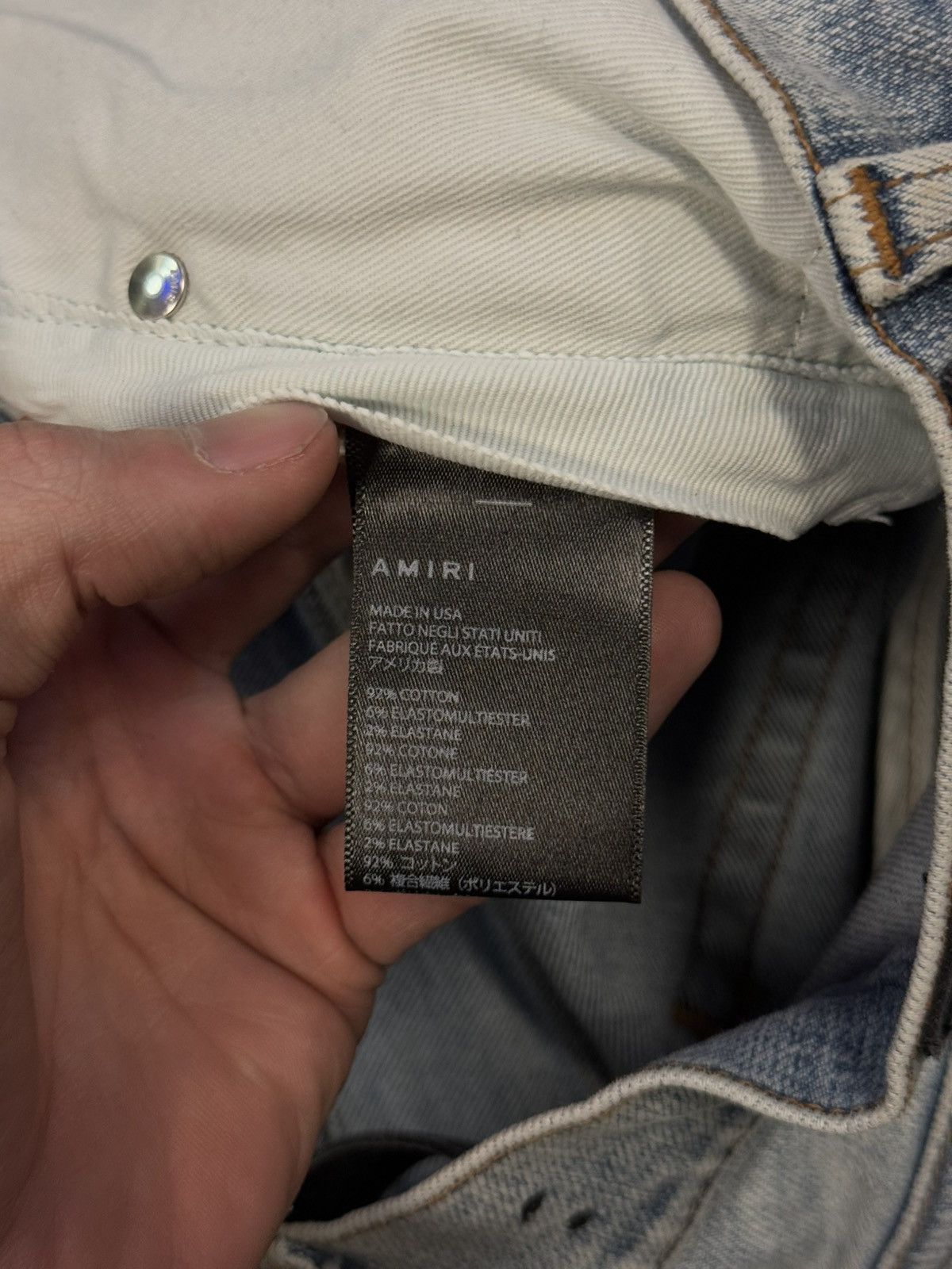 Amiri Amiri Jeans Colorful Patch Pants Size 31 Clean Condition 🧼 Size US 31 - 14 Thumbnail