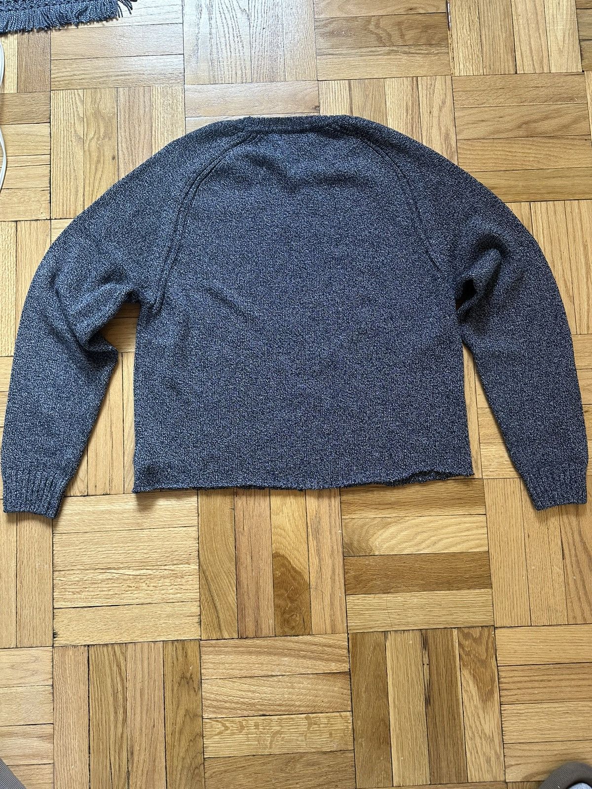 Vintage Vintage Cropped Cable Knit Sweater Jumper Size US XL / EU 56 / 4 - 3 Thumbnail