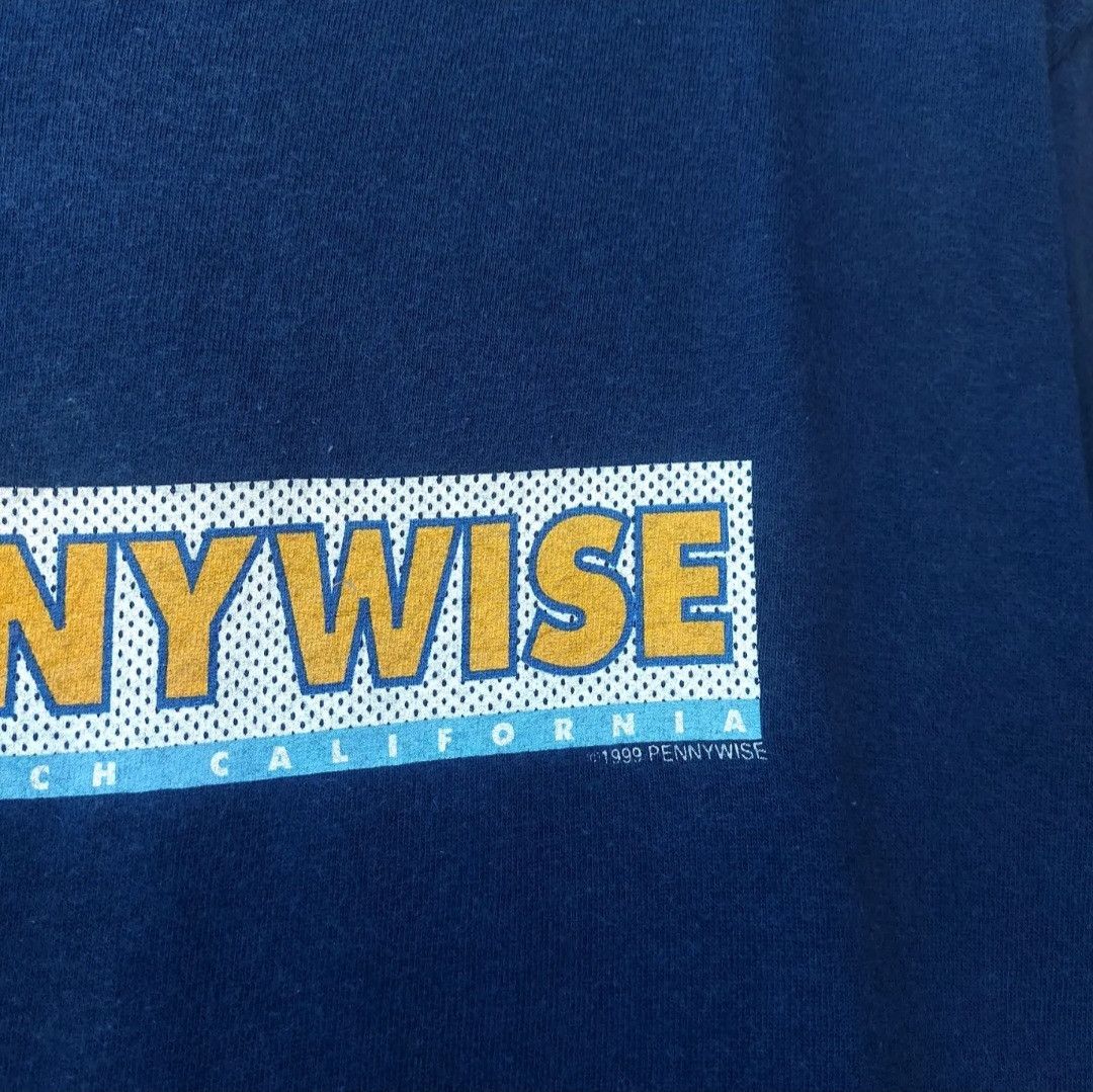 Band Tees Vintage 90's Pennywise Hermosa Beach California 1999 Tshirt Size US M / EU 48-50 / 2 - 3 Thumbnail