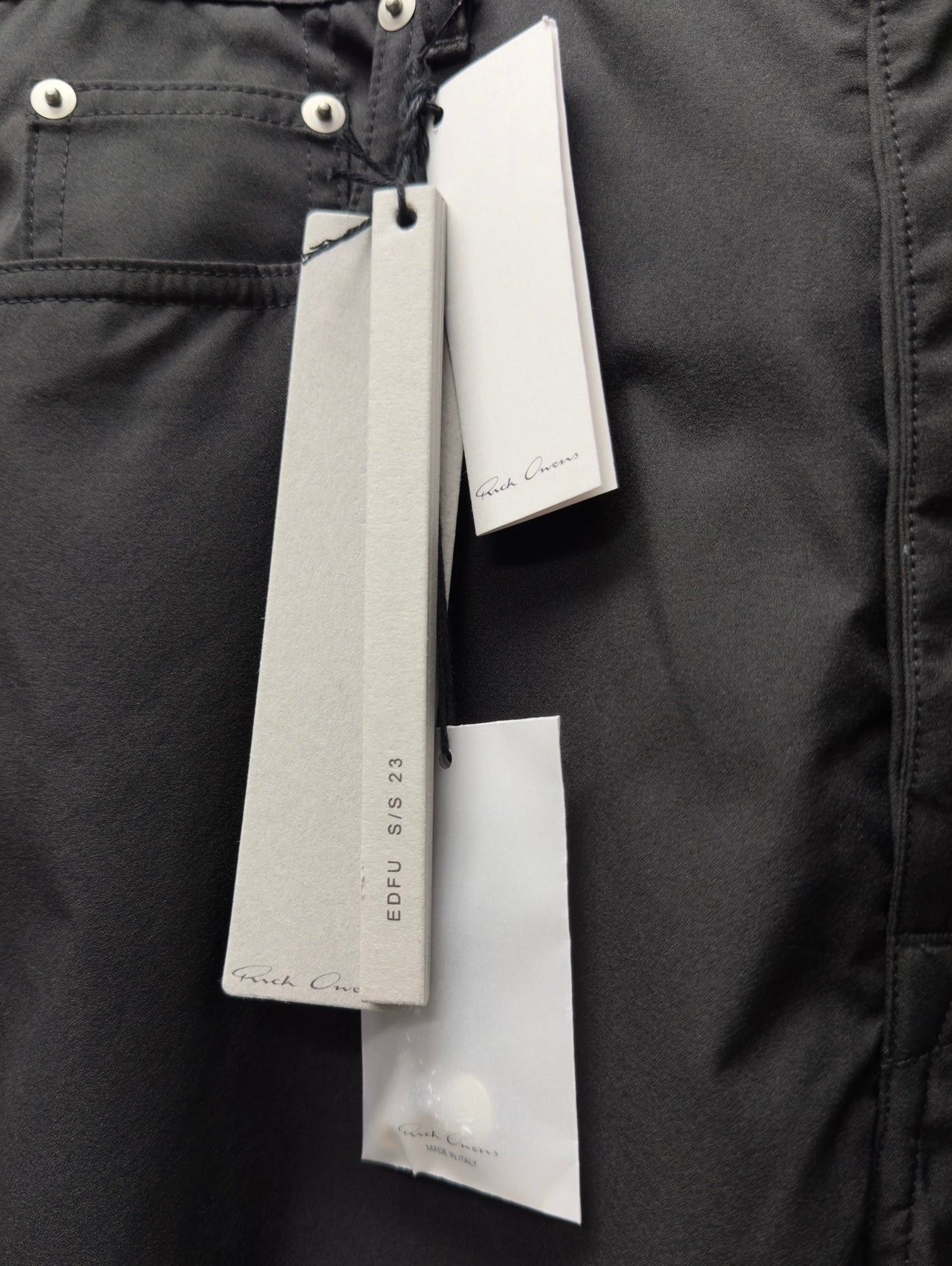 Rick Owens SS2023 Rick Owens ‘Edfu’ Banana Cut Flared Pants Size US 31 - 2 Thumbnail