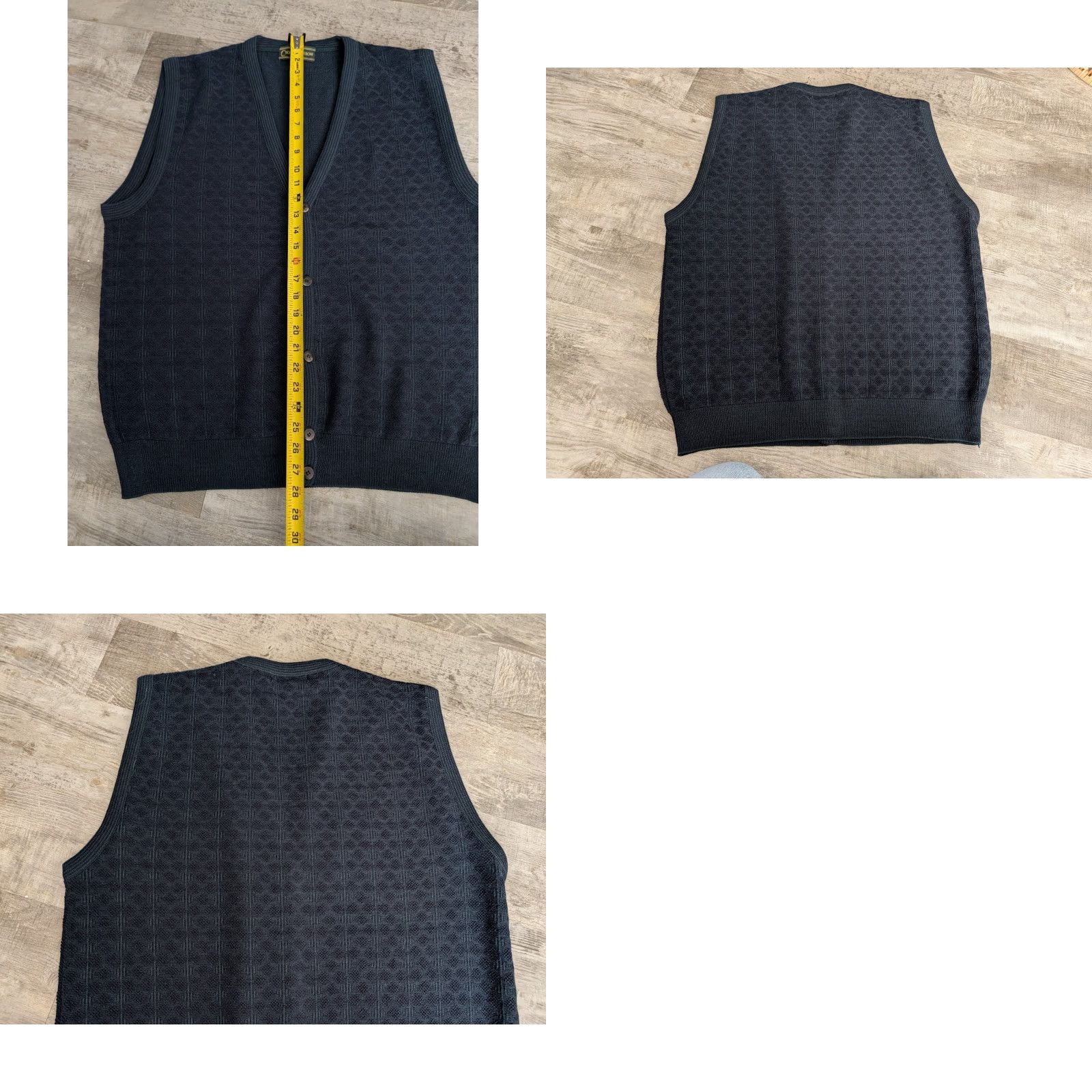 Croft & Barrow VINTAGE Croft & Barrow Wool Cardigan Sweater Vest Size Large Tall Italy Made Size L / US 10 / IT 46 - 8 Thumbnail