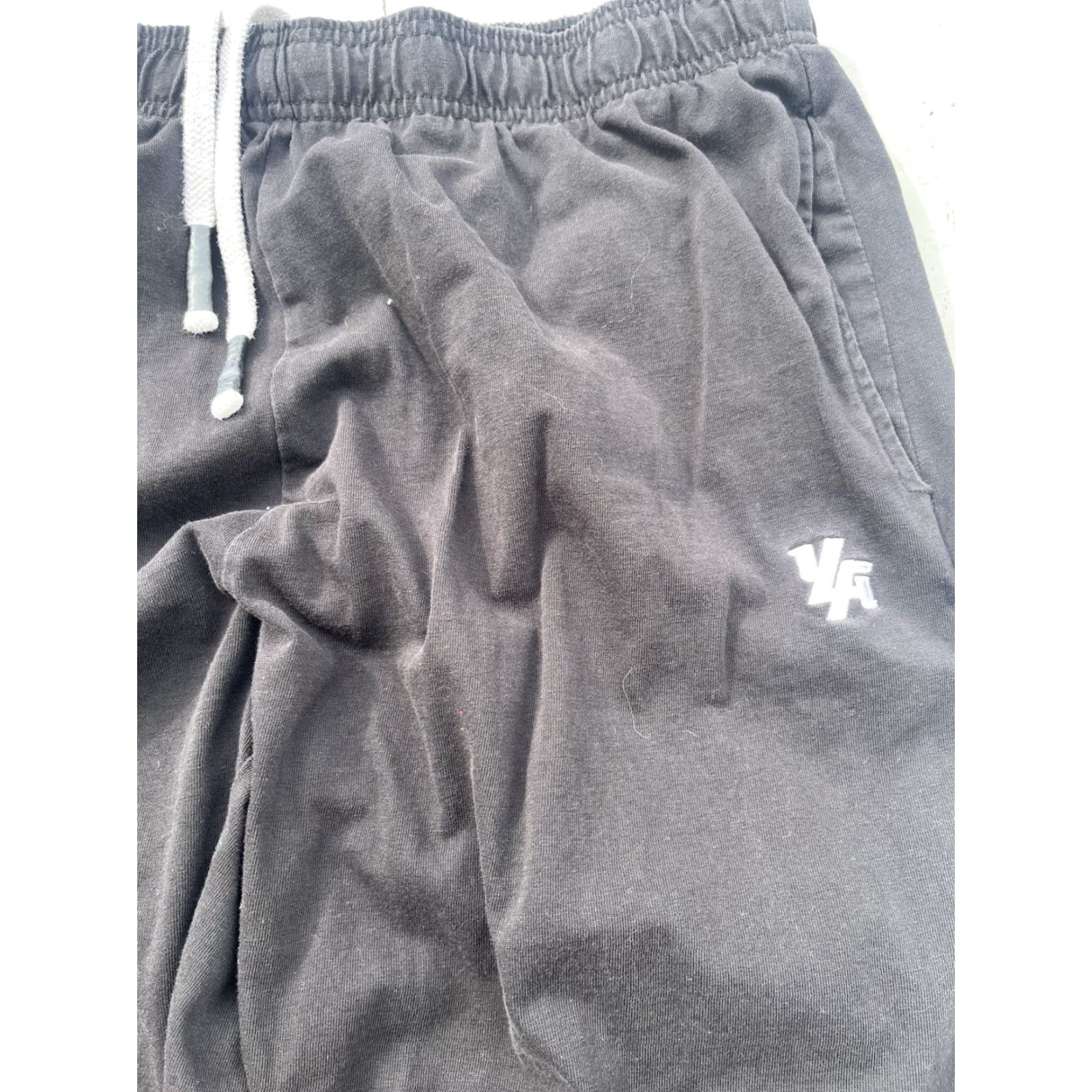 YoungLA YoungLA Joggers Men 2XL Black Solid Distress Activewear Gym City Street Athleisure Size US 39 - 2 Thumbnail
