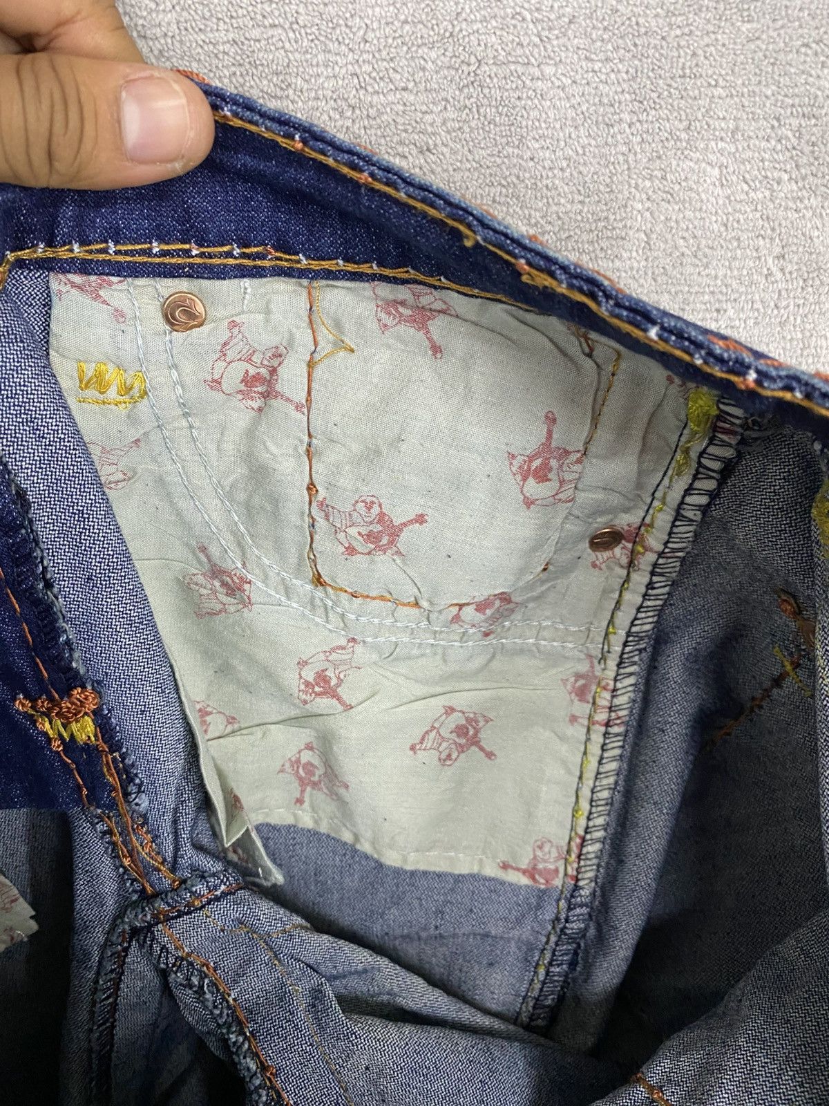 True Religion RARE🔥TRUE RELIGION BILLY BIG T “MADE IN USA” Size US 30 / EU 46 - 15 Thumbnail