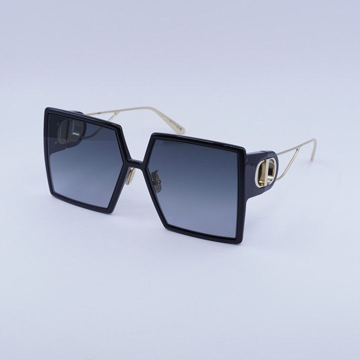 Dior Dior 30MONTAIGNE SU 12A1 Sunglasses Black Square Frame, Grad Size ONE SIZE - 1 Thumbnail