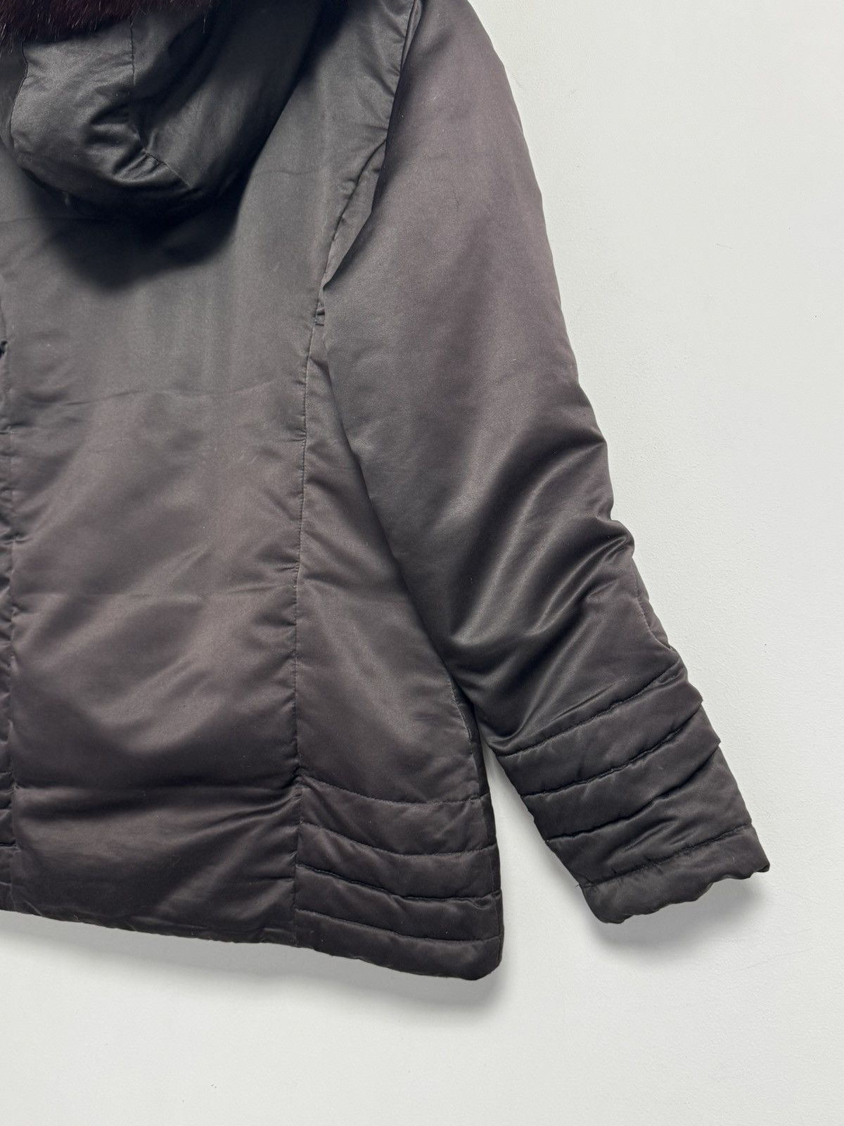 Moncler Moncler Green Gold Shimmer Down Filled Fur Trim Hooded Parka Size XS / US 0-2 / IT 36-38 - 20 Thumbnail