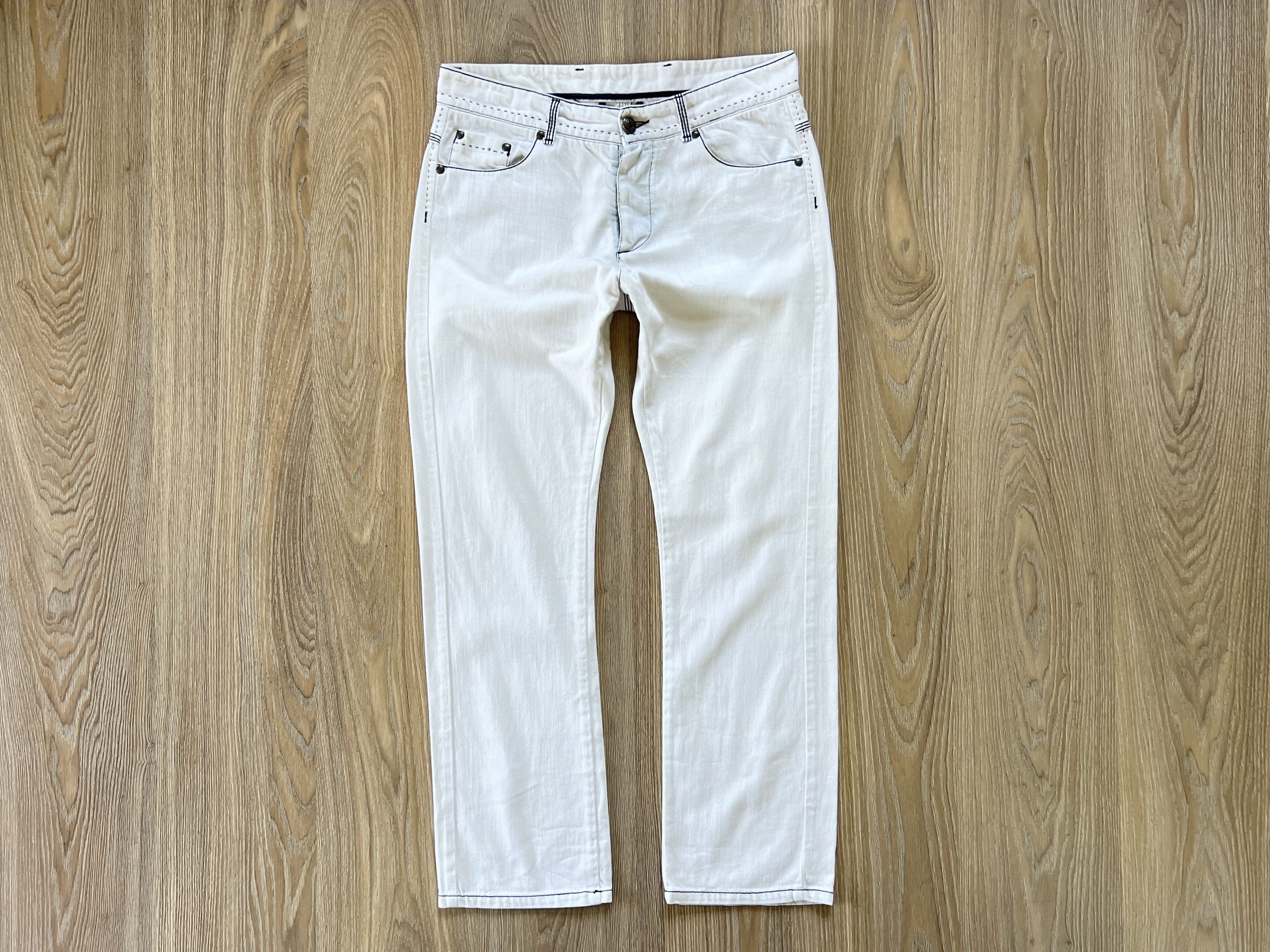 Vintage Iceberg White Italian Jeans