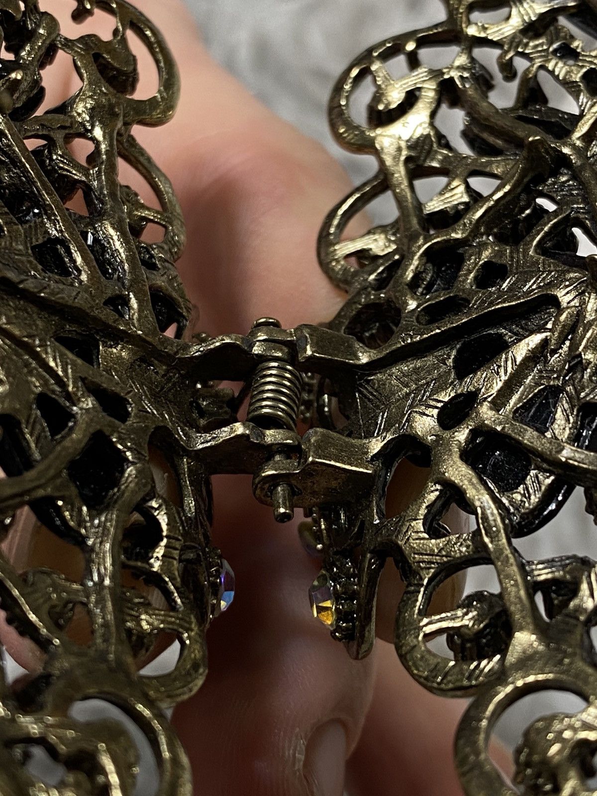 Vintage Vintage Ornate Hair Clip with Crystals | Japanese Brand Size ONE SIZE - 11 Thumbnail