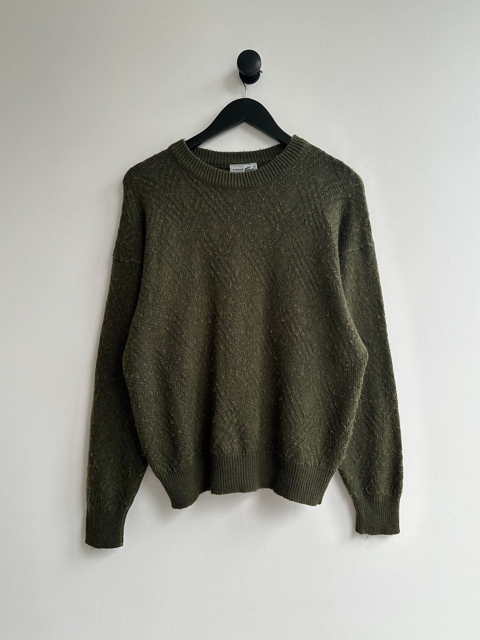 Lacoste Vintage Lacoste Chemise Knitted Sweater Size M / US 6-8 / IT 42-44 - 1 Thumbnail