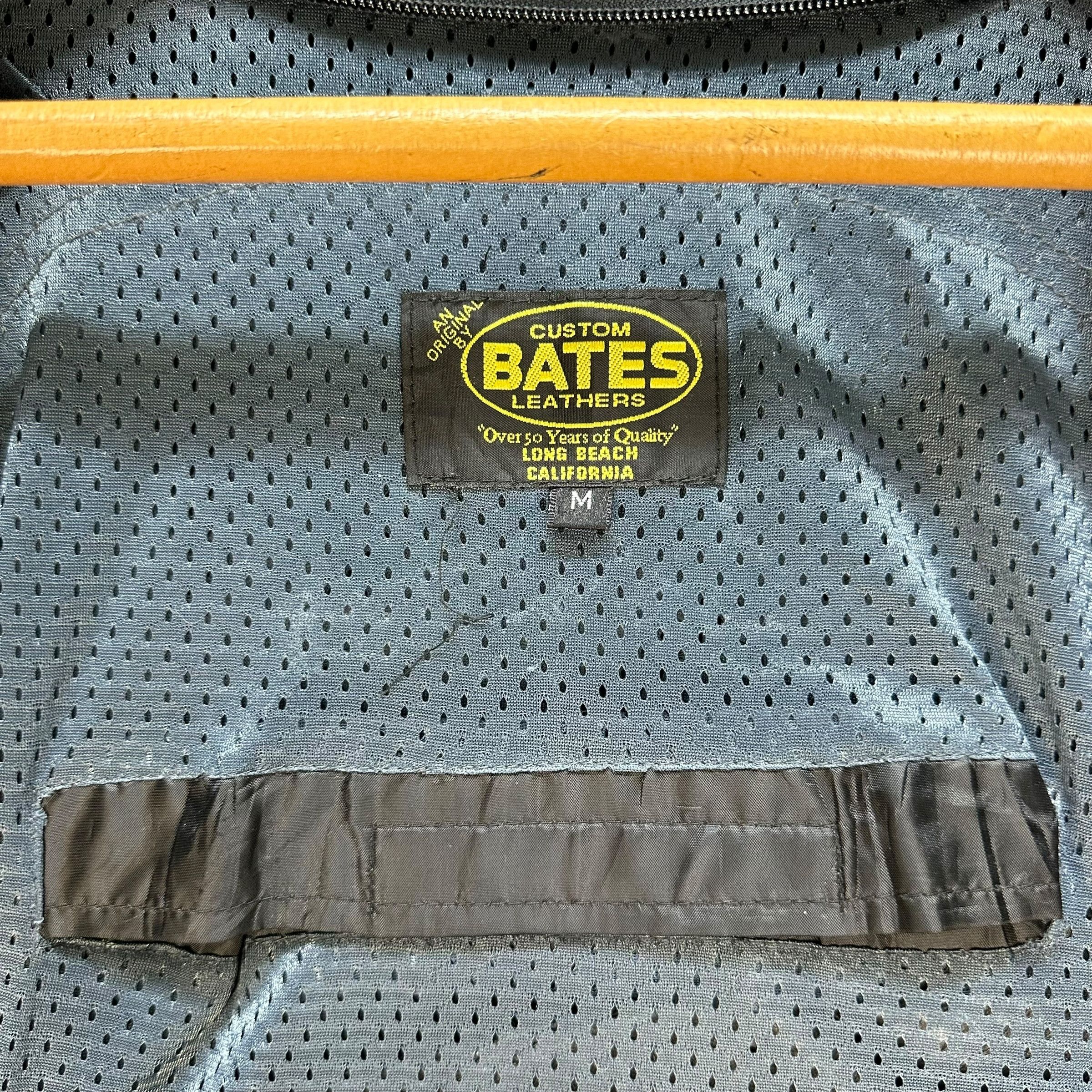 Vintage CUSTOM BATES LEATHERS NHRA Drag Racing Jacket #A53-1234 Size US M / EU 48-50 / 2 - 12 Thumbnail