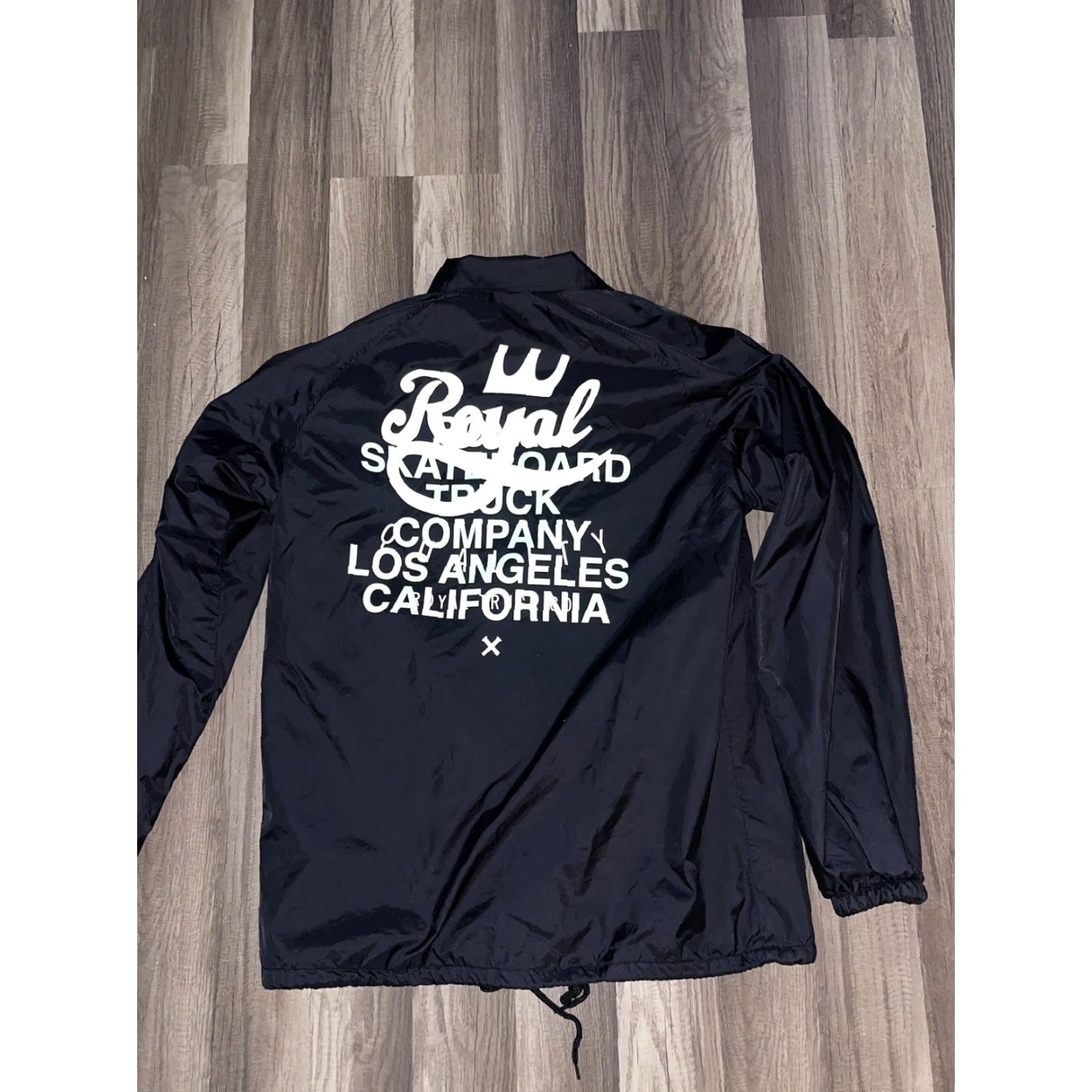 Vintage VINTAGE Royal Trucks Coaches Jacket Men L Black Nylon Royal Trucks Coaches Jacket Size US L / EU 52-54 / 3 - 2 Thumbnail