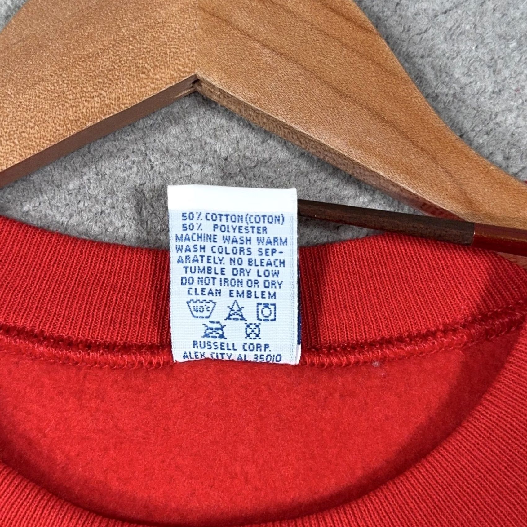 Russell Athletic VINTAGE Russell Athletic Sweatshirt Mens XL Red PowerFit Crew Made USA 90s Size US XL / EU 56 / 4 - 6 Thumbnail