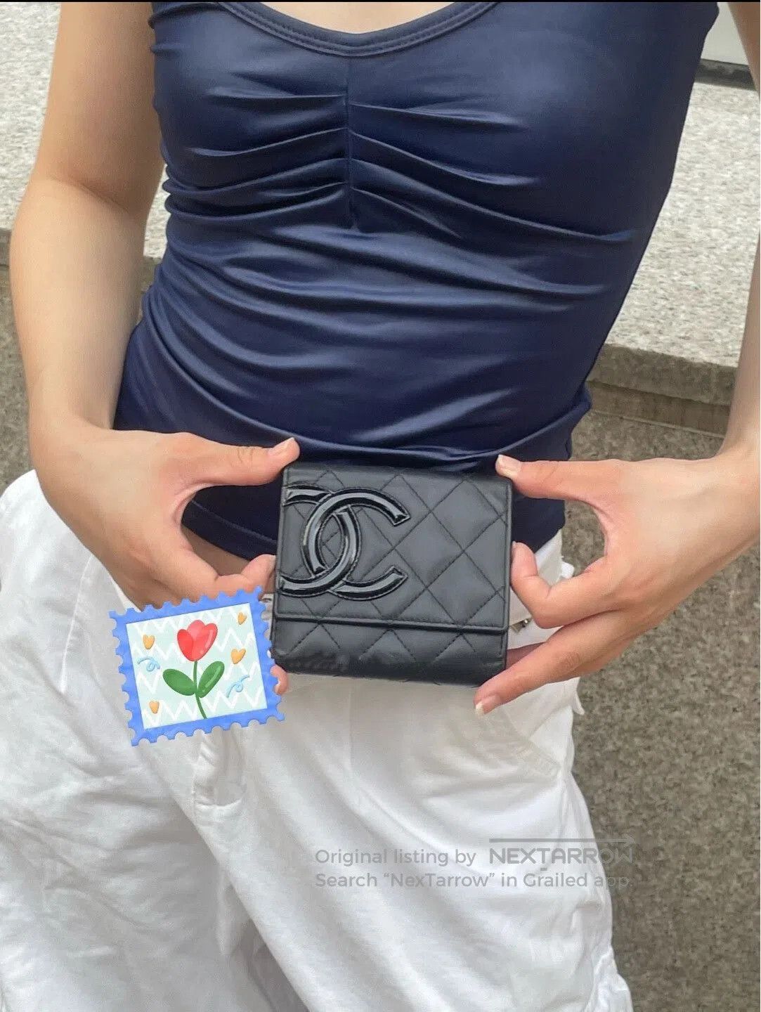 Chanel Chanel Quilted Wallet Pink Interior. Size ONE SIZE - 4 Thumbnail