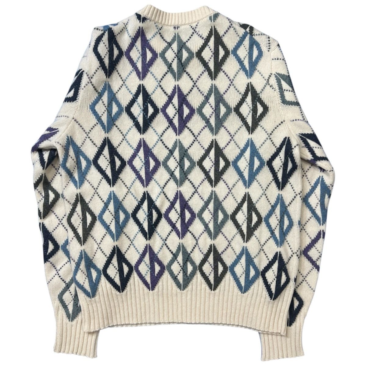 Dior Christian Dior 2020AW Argyle CD Cashmere Knit Sweater Size US M / EU 48-50 / 2 - 6 Thumbnail