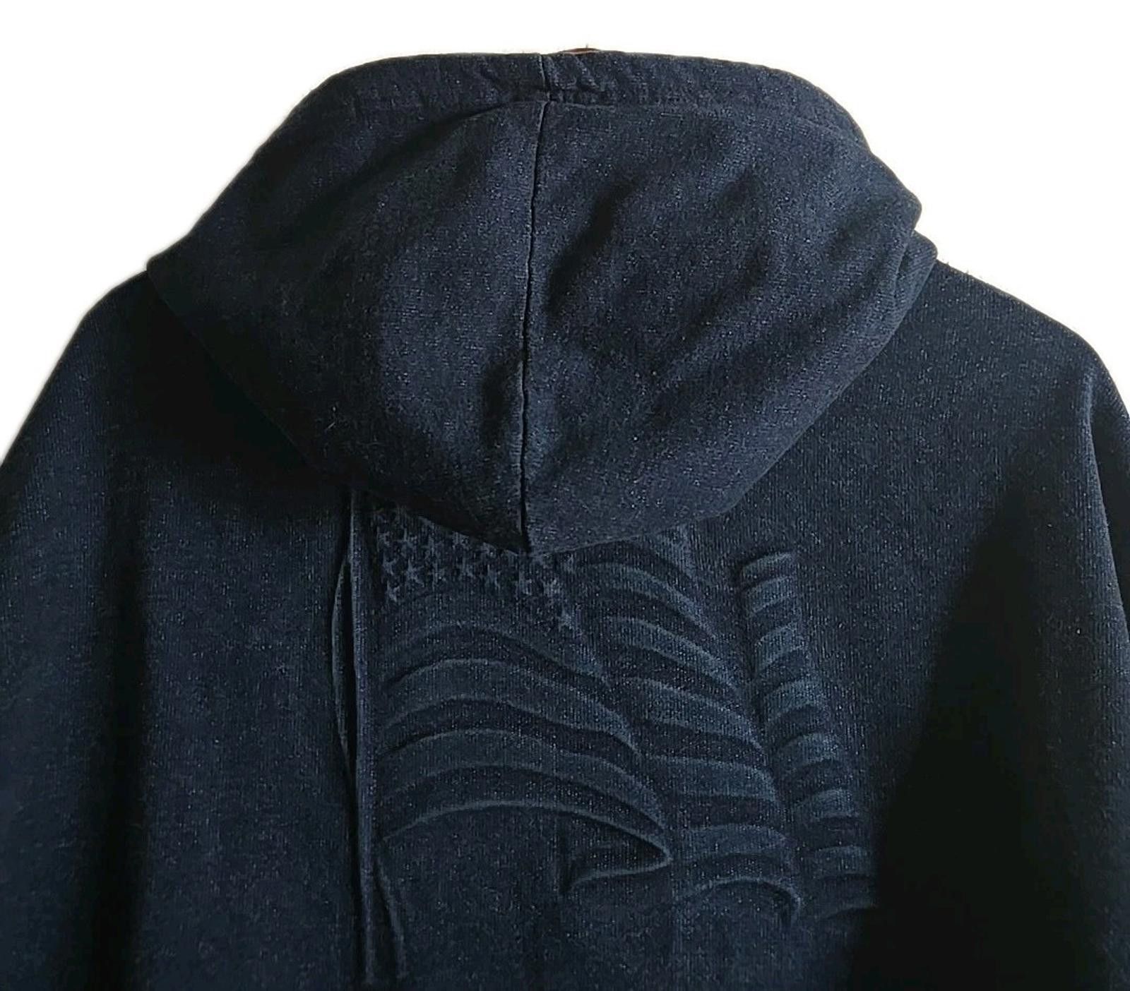 Other Embossed USA Flag Zip Up Hoodie Jacket Mens 2X Made In USA Size US XXL / EU 58 / 5 - 3 Thumbnail
