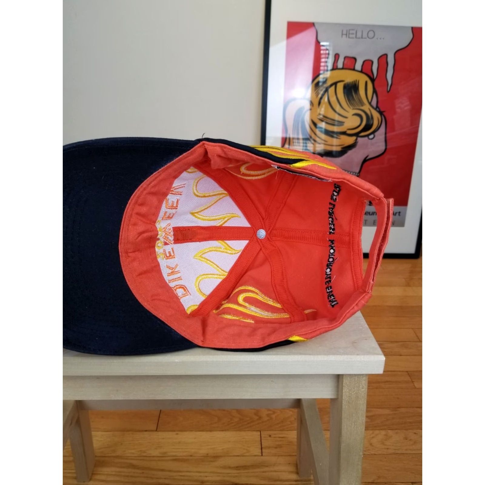 Vintage VINTAGE 2002 BIKE WEEK DAYTONA BEACH FLORIDA FLAME MOTOTCYCLE EVENT HAT CAP Mens One Size Orange Baseball Cap GOOD CONDITION Size ONE SIZE - 6 Thumbnail