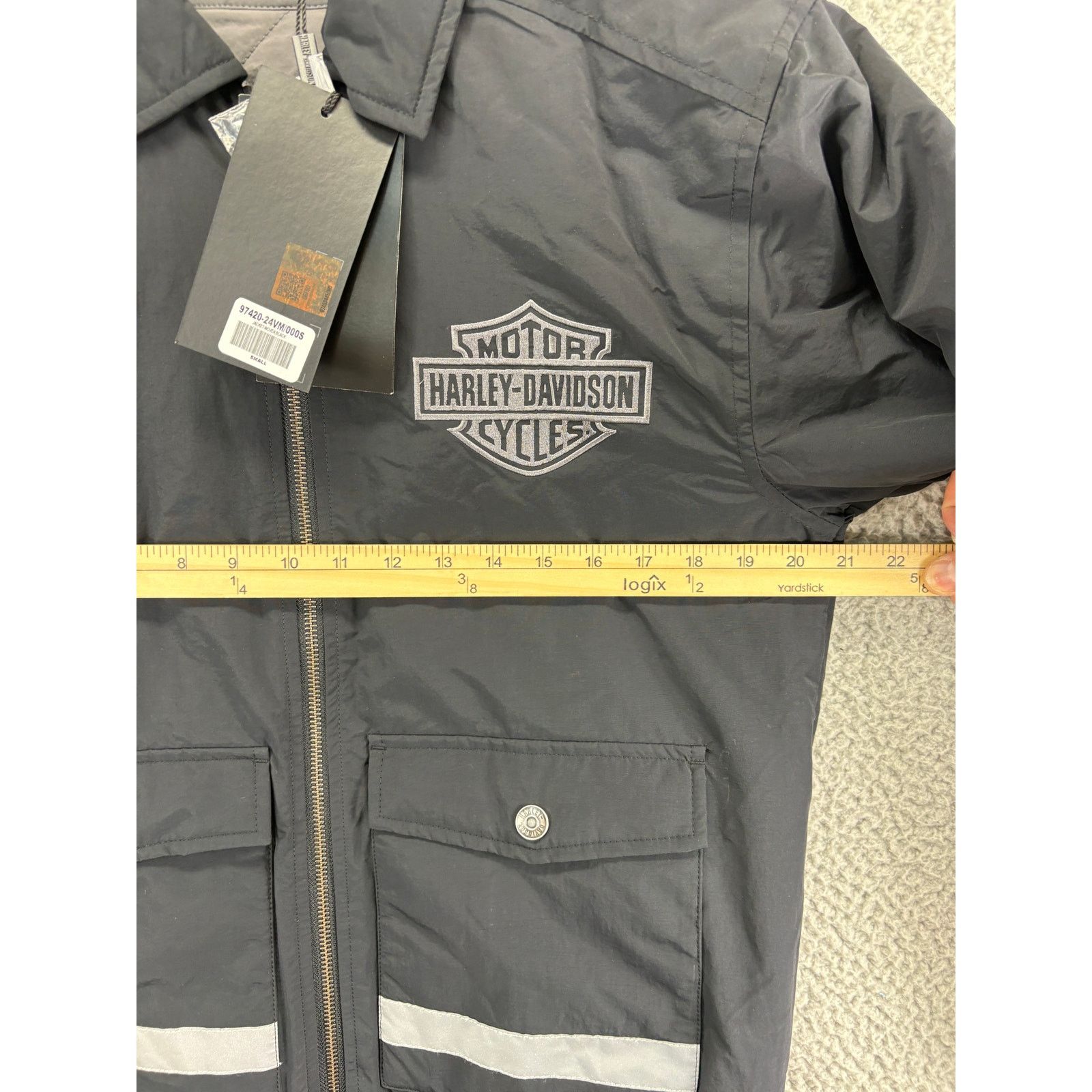 Harley Davidson Harley Davidson Garage Work Working Jacket Mens Small Black Size US S / EU 44-46 / 1 - 4 Thumbnail