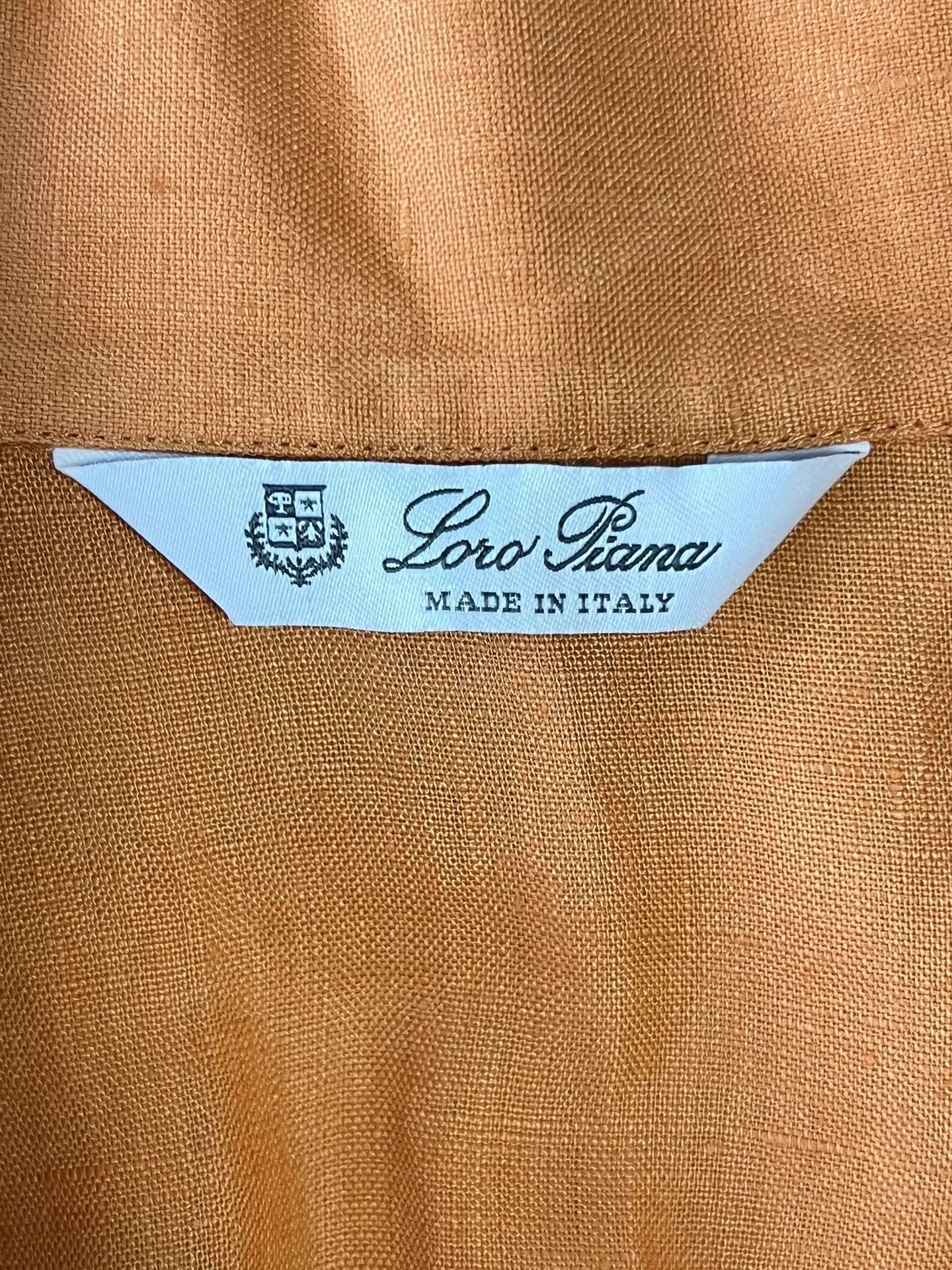Loro Piana Loro Piana Linen Long Dress 38, Collar, Matching Belt Size XS / US 0-2 / IT 36-38 - 6 Thumbnail
